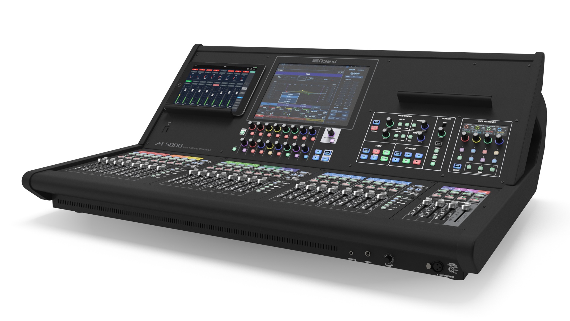 3D Live Mixing Console Roland M-5000 Lights On model