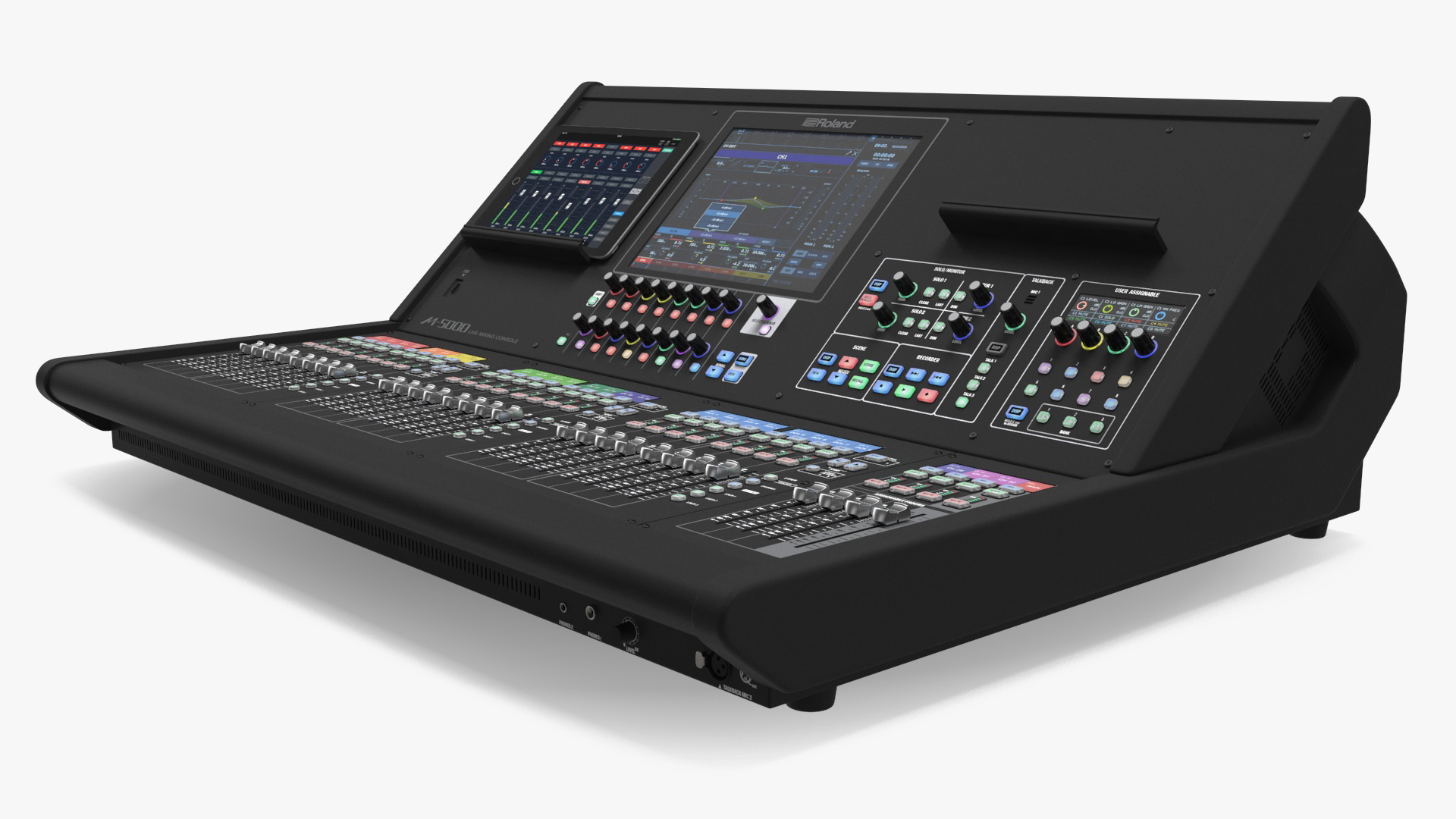 3D Live Mixing Console Roland M-5000 Lights On model