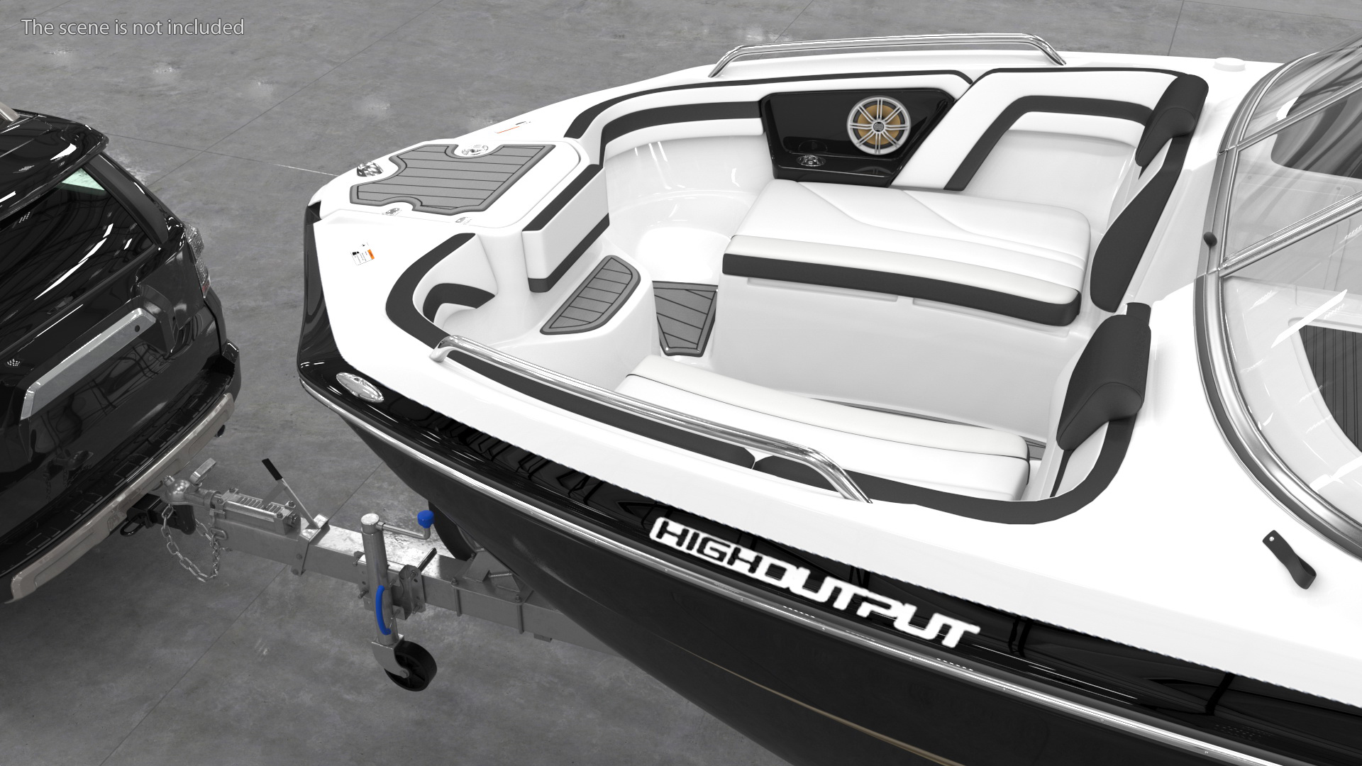 Crossover With Boat Trailer 3D
