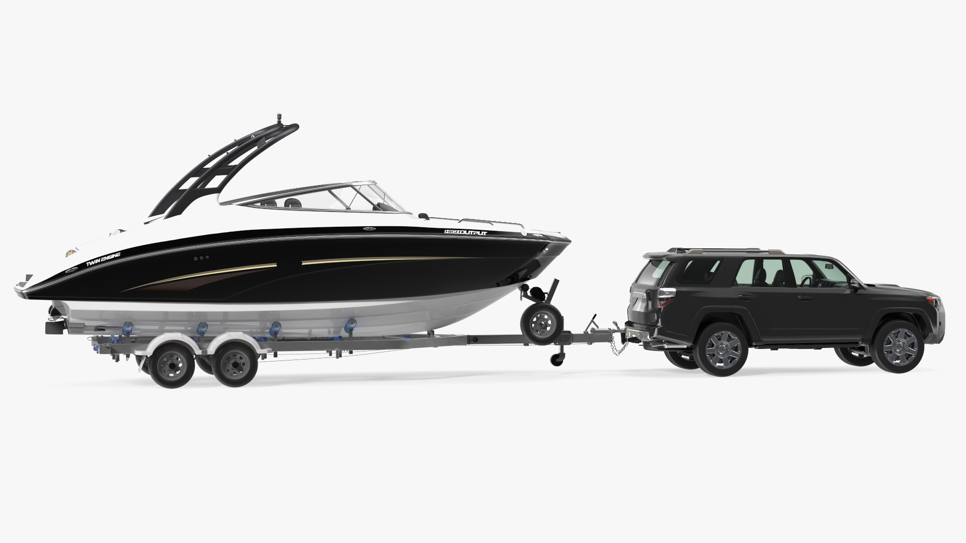 Crossover With Boat Trailer 3D