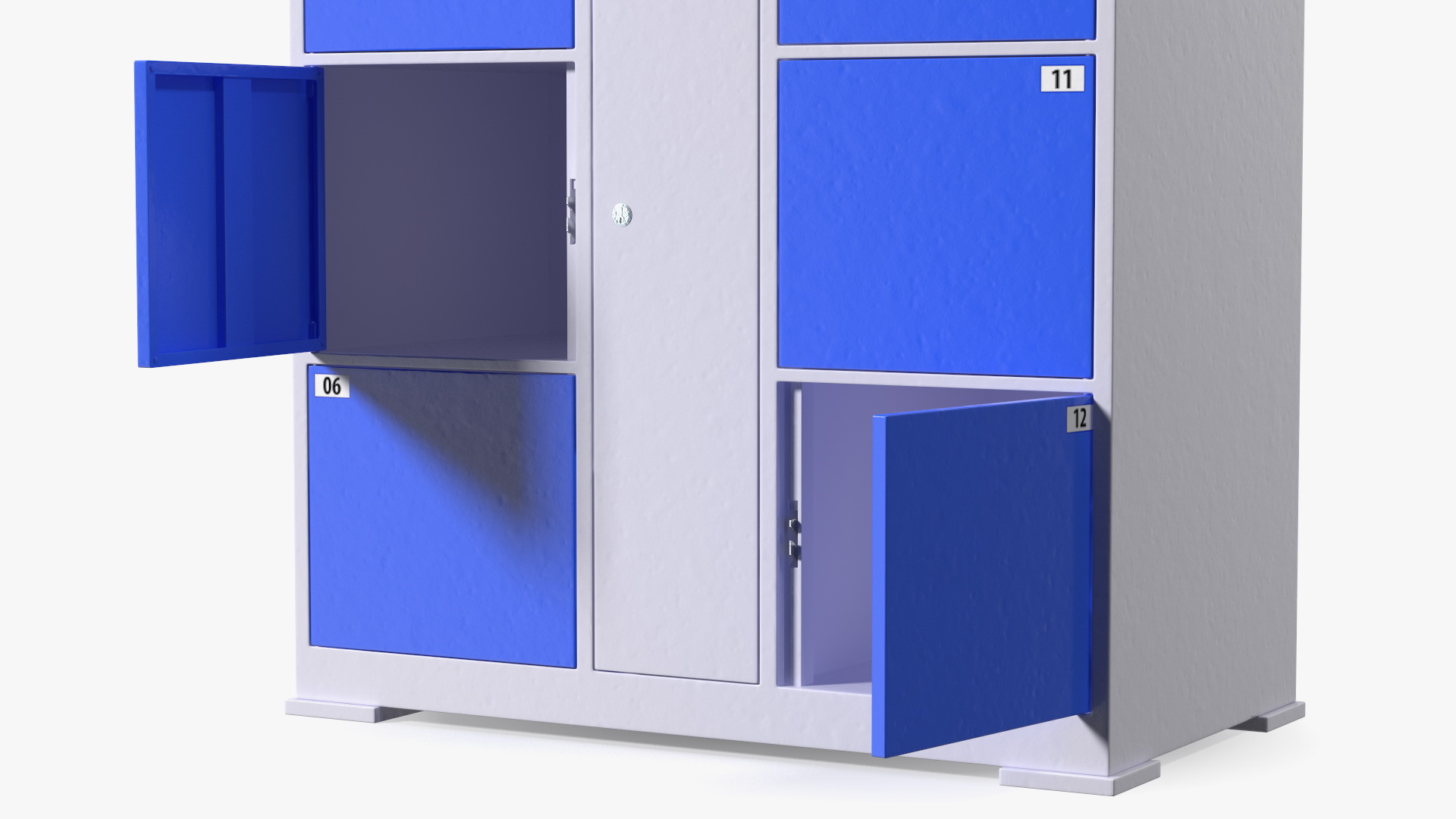 3D model Smart Storage Supermarket Blue
