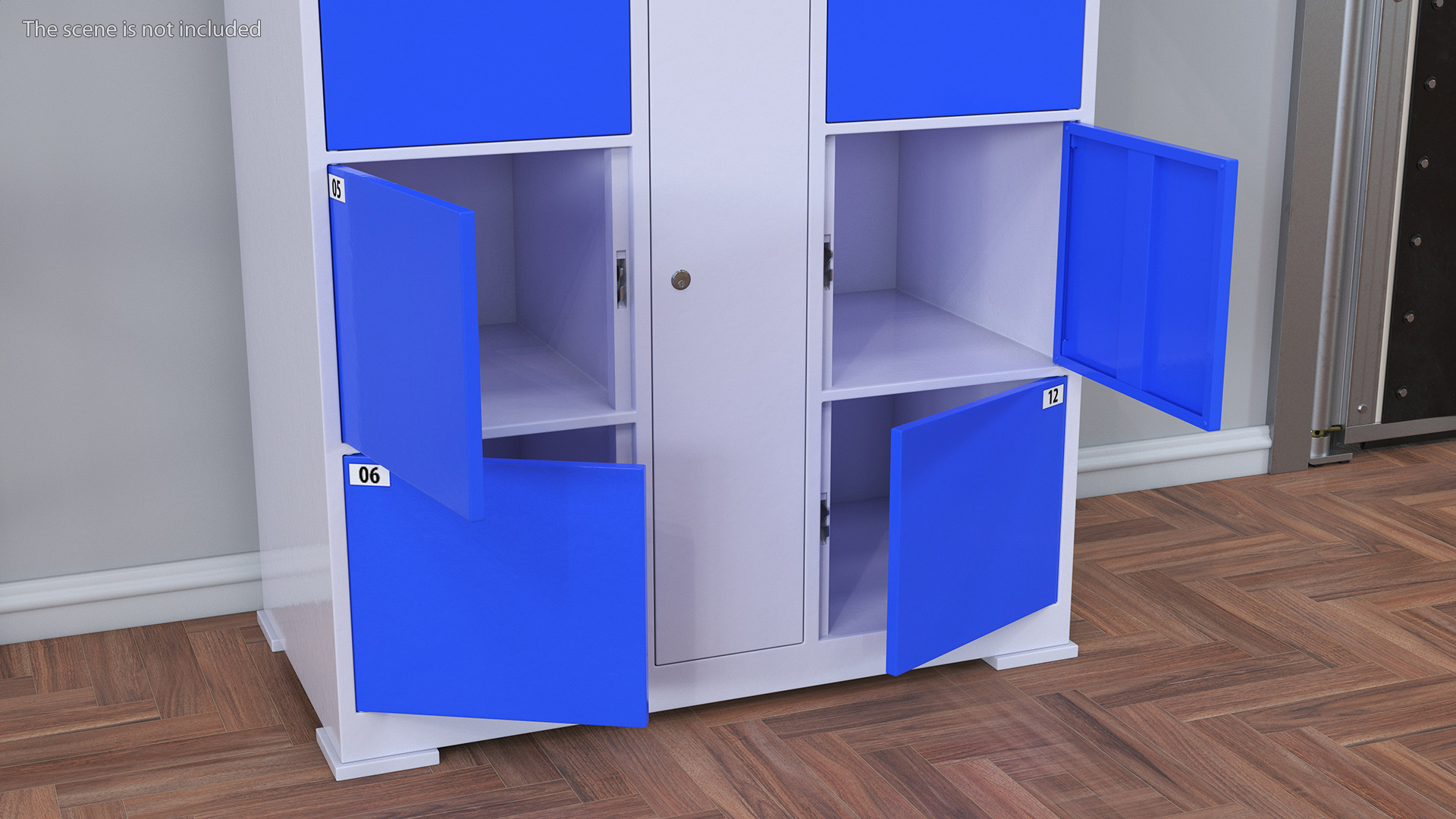 3D model Smart Storage Supermarket Blue