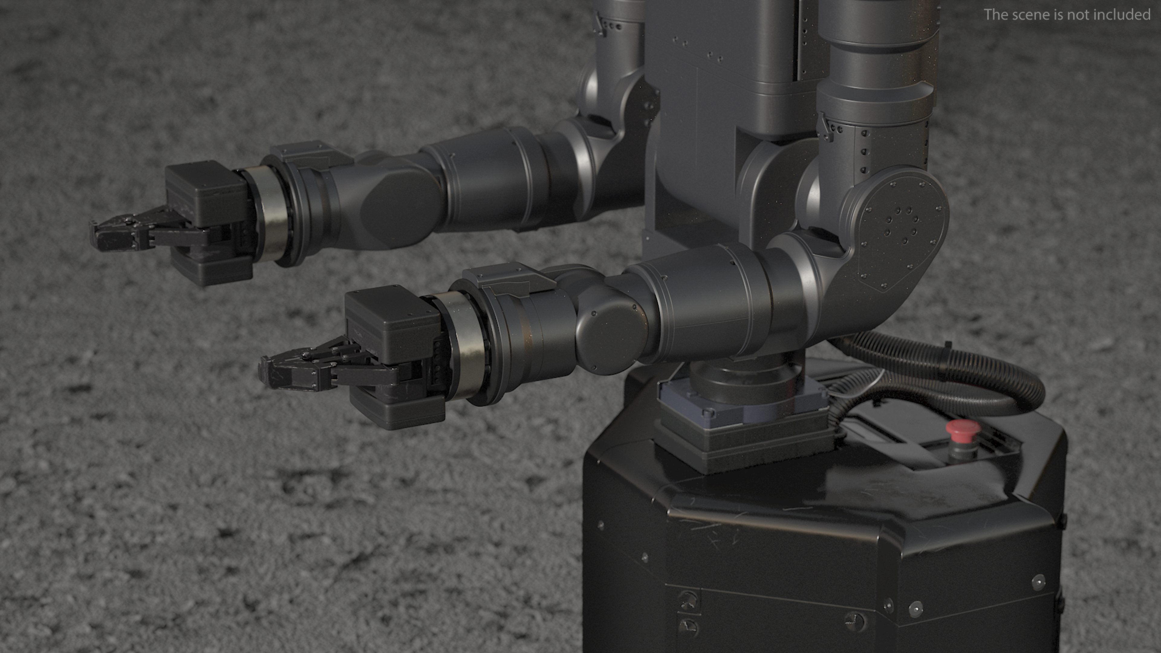 Space General-Purpose Robot Rigged 3D model