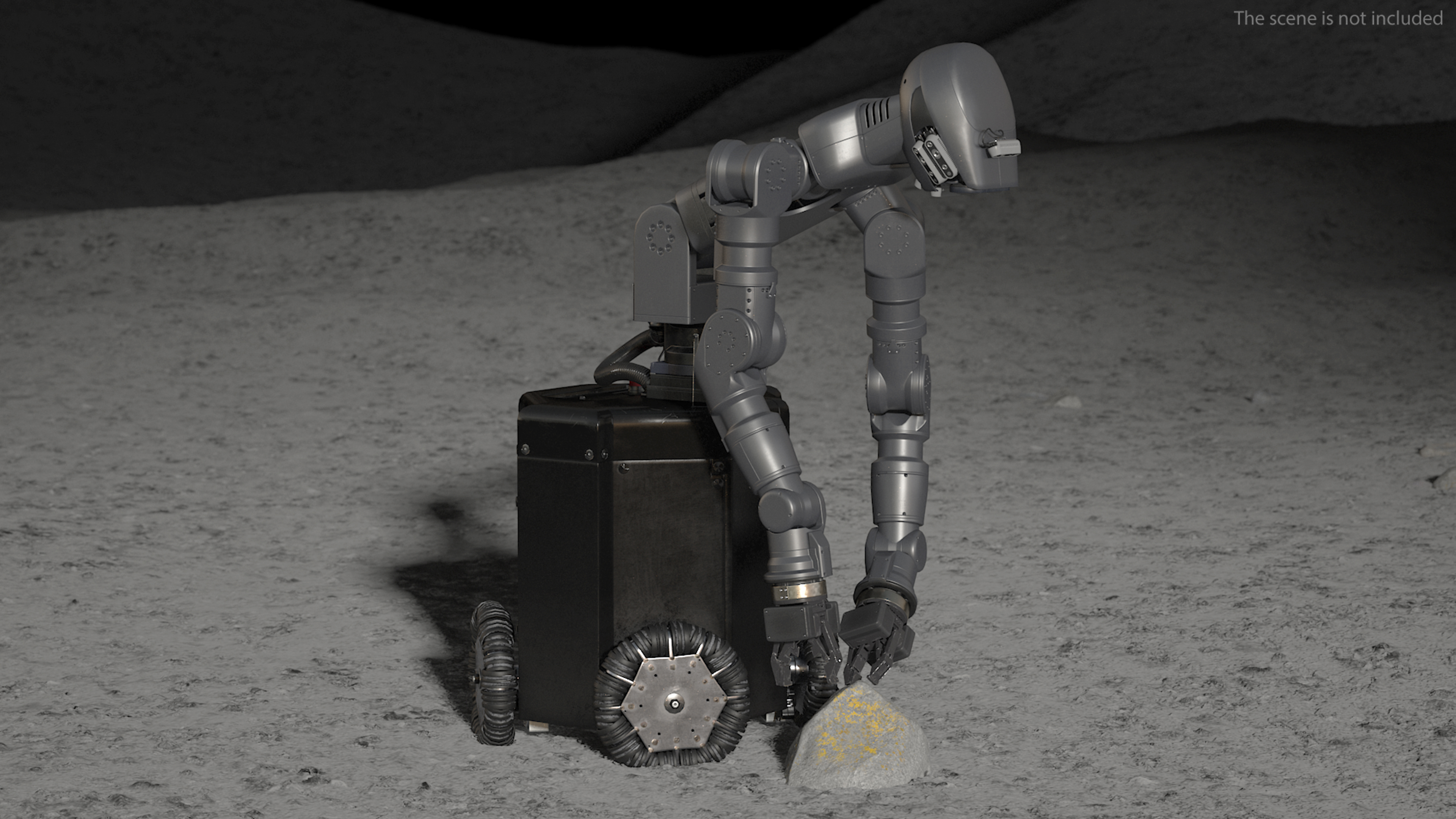 Space General-Purpose Robot Rigged 3D model