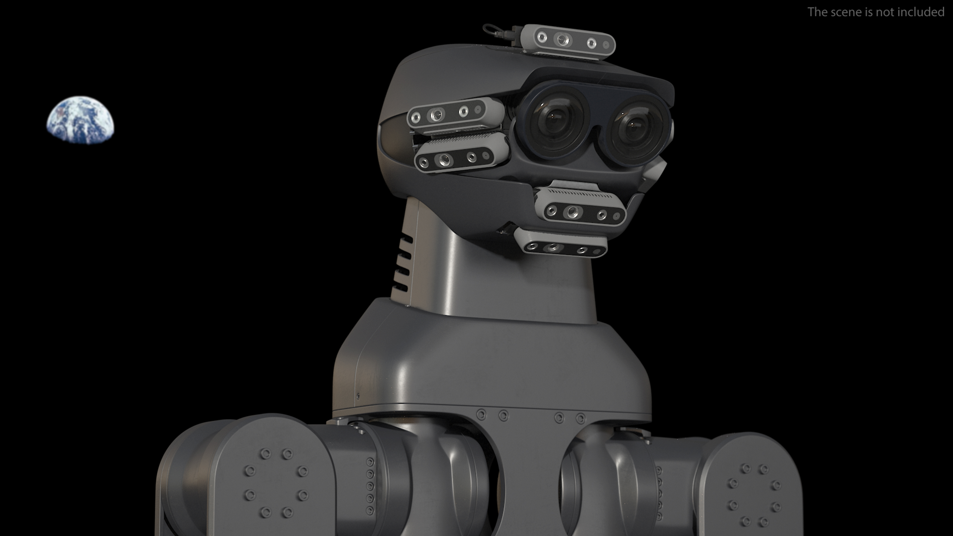Space General-Purpose Robot Rigged 3D model