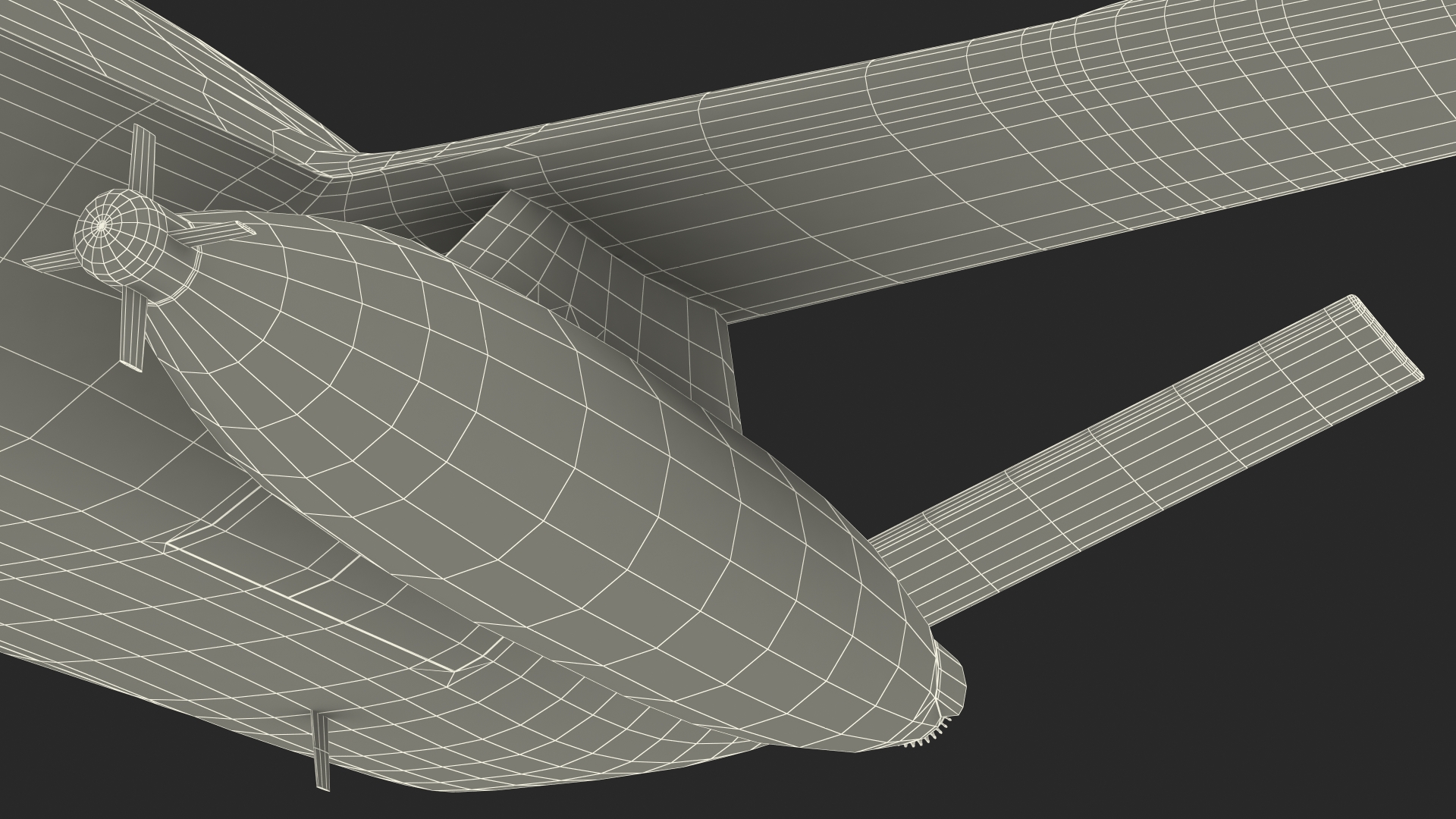 3D model Boeing MQ25 Stingray Aerial Refueling Drone Flight
