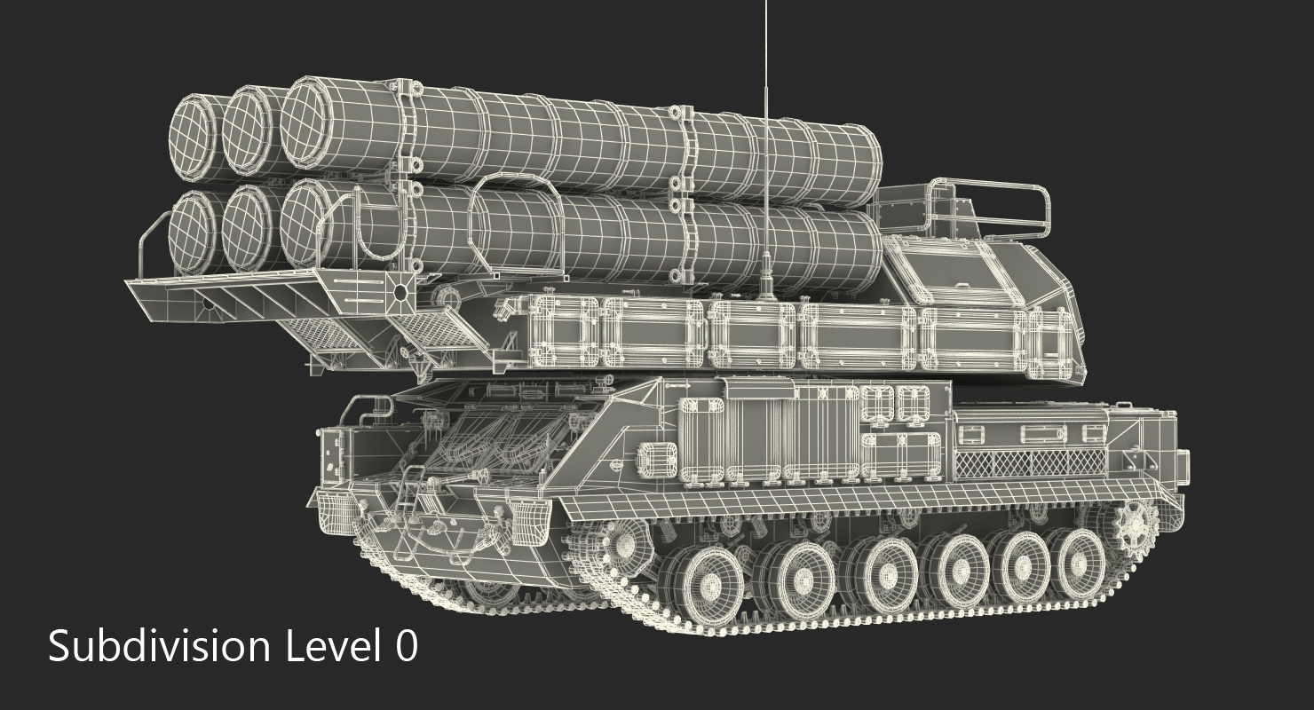 SAM System Buk M3 9K317M 3D model