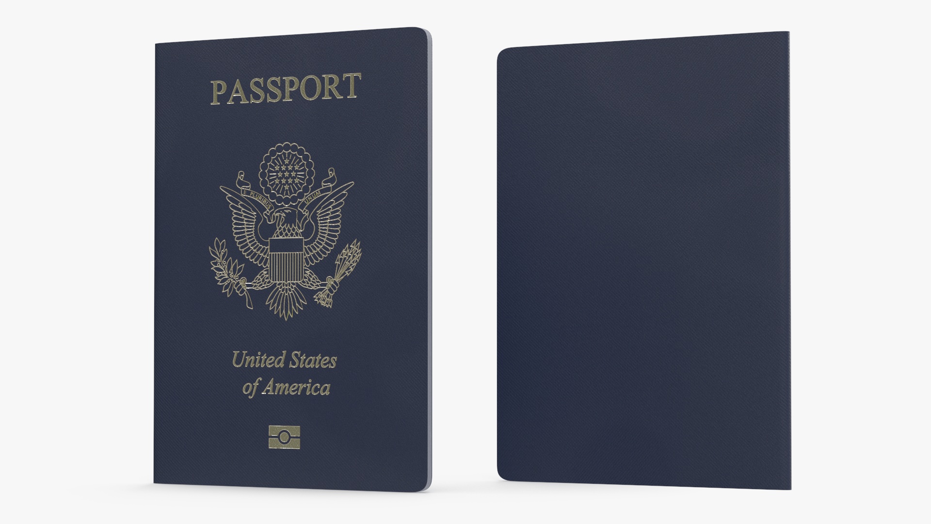 3D model Passport of USA