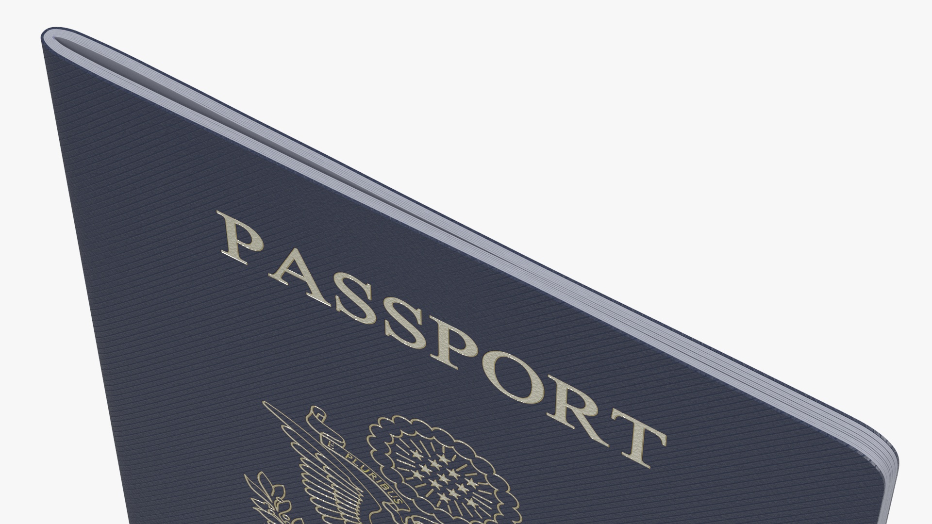 3D model Passport of USA