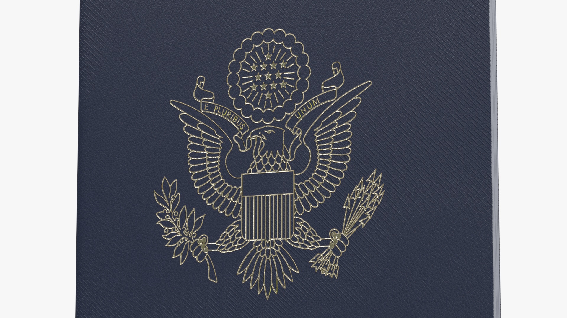 3D model Passport of USA
