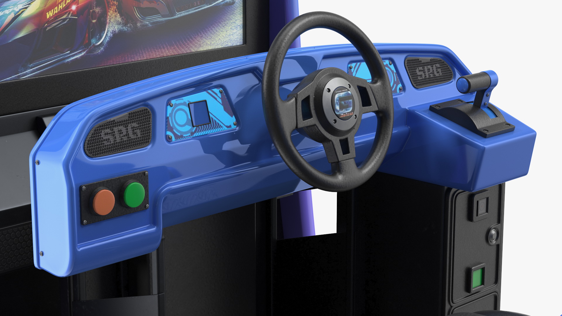 Storm Racer G Motion Deluxe Driving Arcade Machine Active 3D