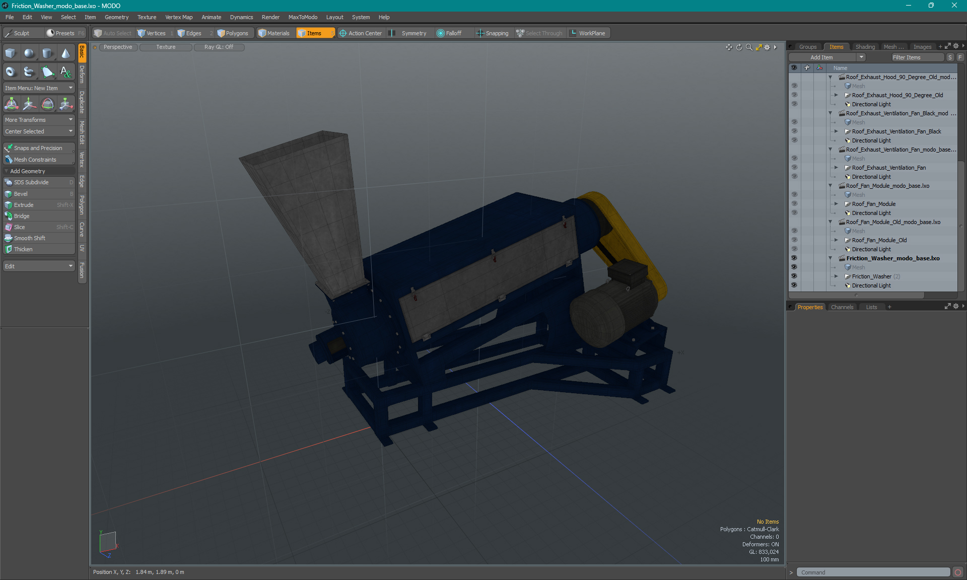 3D model Friction Washer