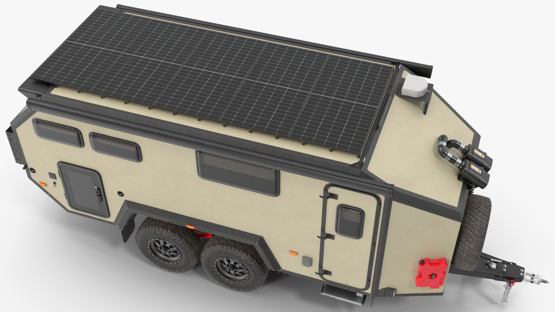3D Off Road Mobile Home Bruder EXP 8 model