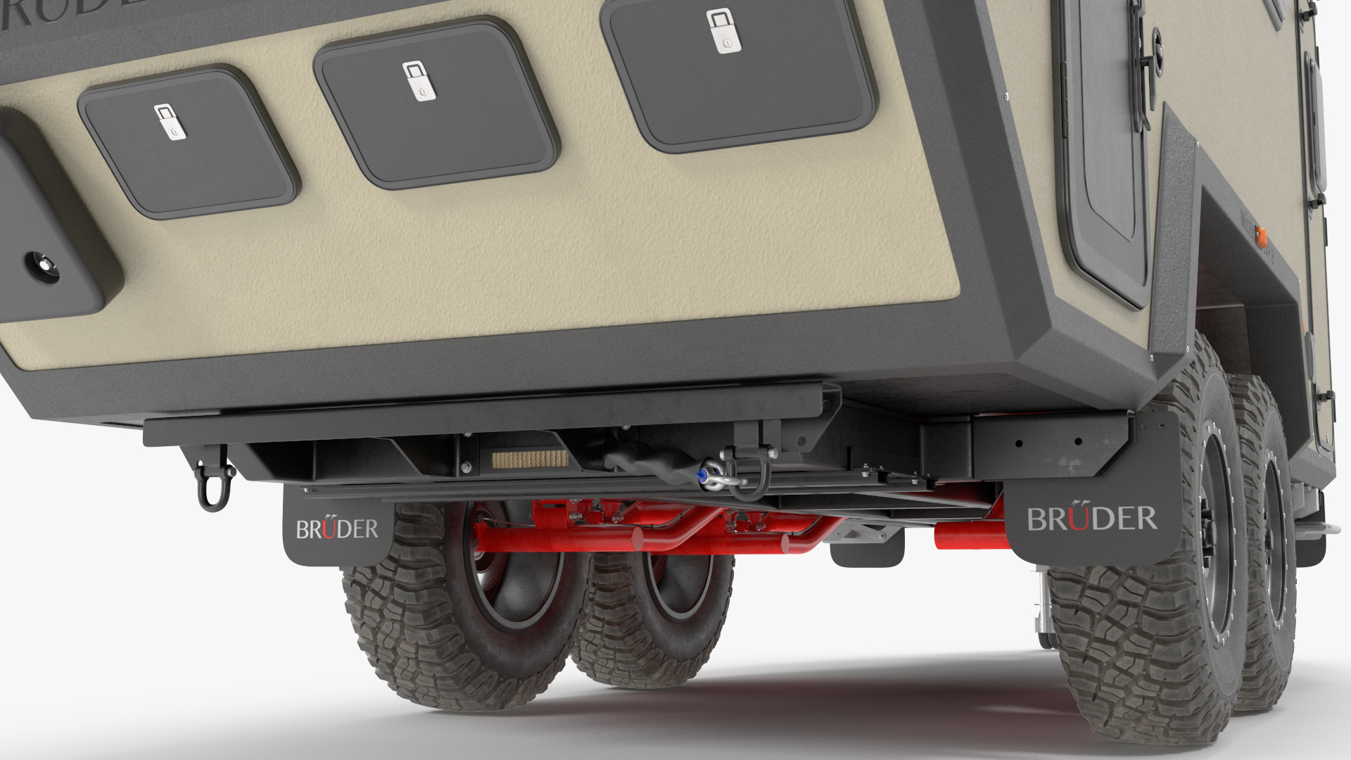 3D Off Road Mobile Home Bruder EXP 8 model