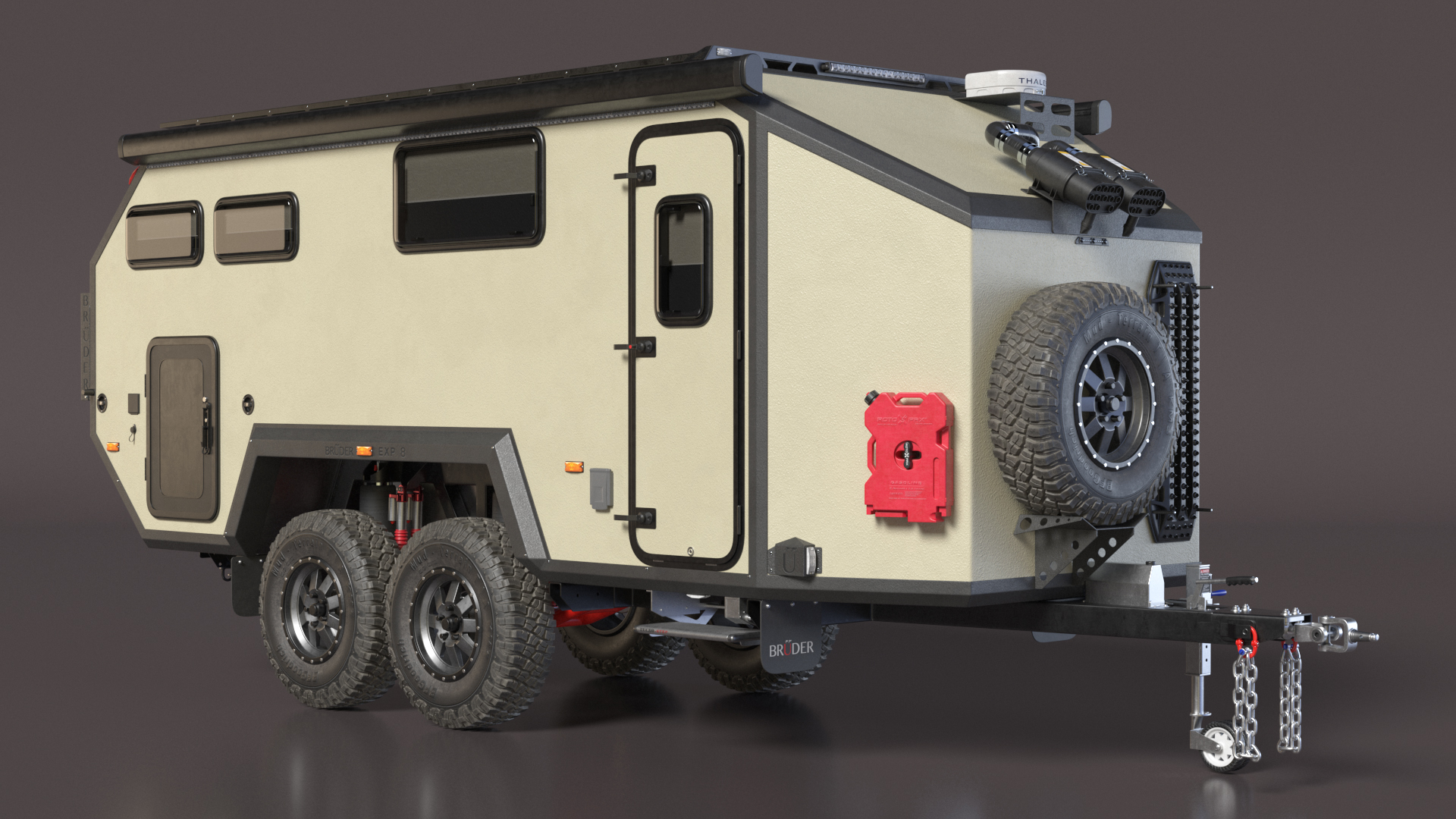 3D Off Road Mobile Home Bruder EXP 8 model