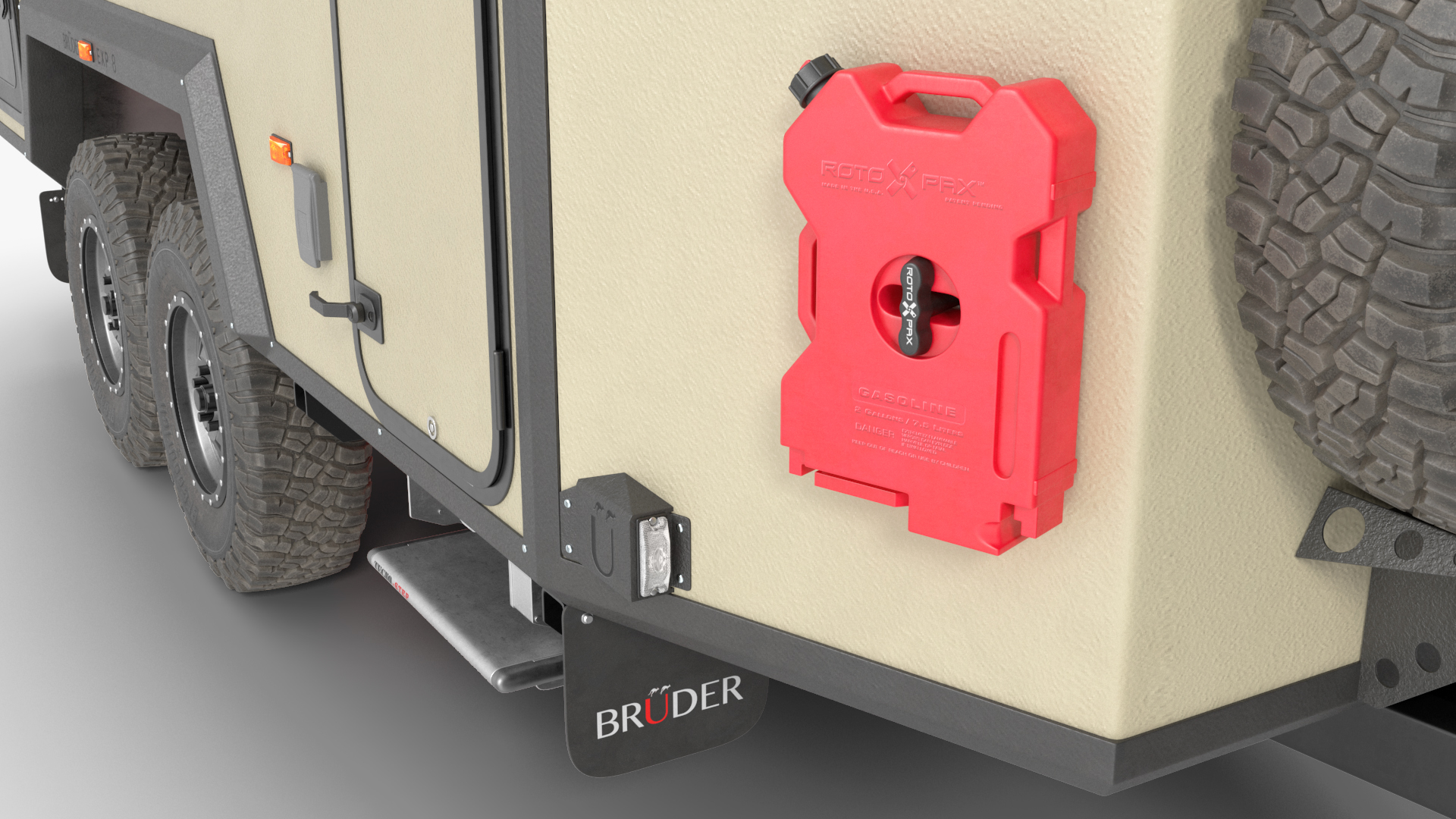 3D Off Road Mobile Home Bruder EXP 8 model