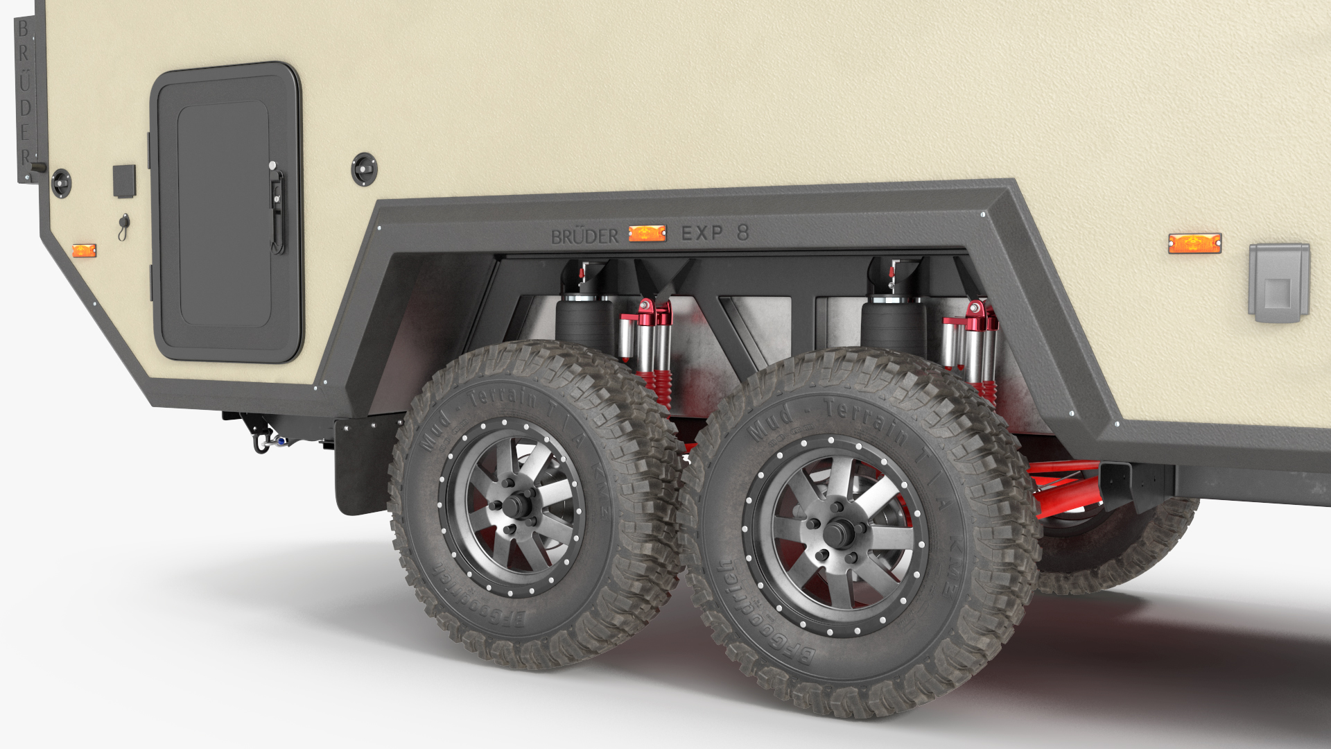 3D Off Road Mobile Home Bruder EXP 8 model