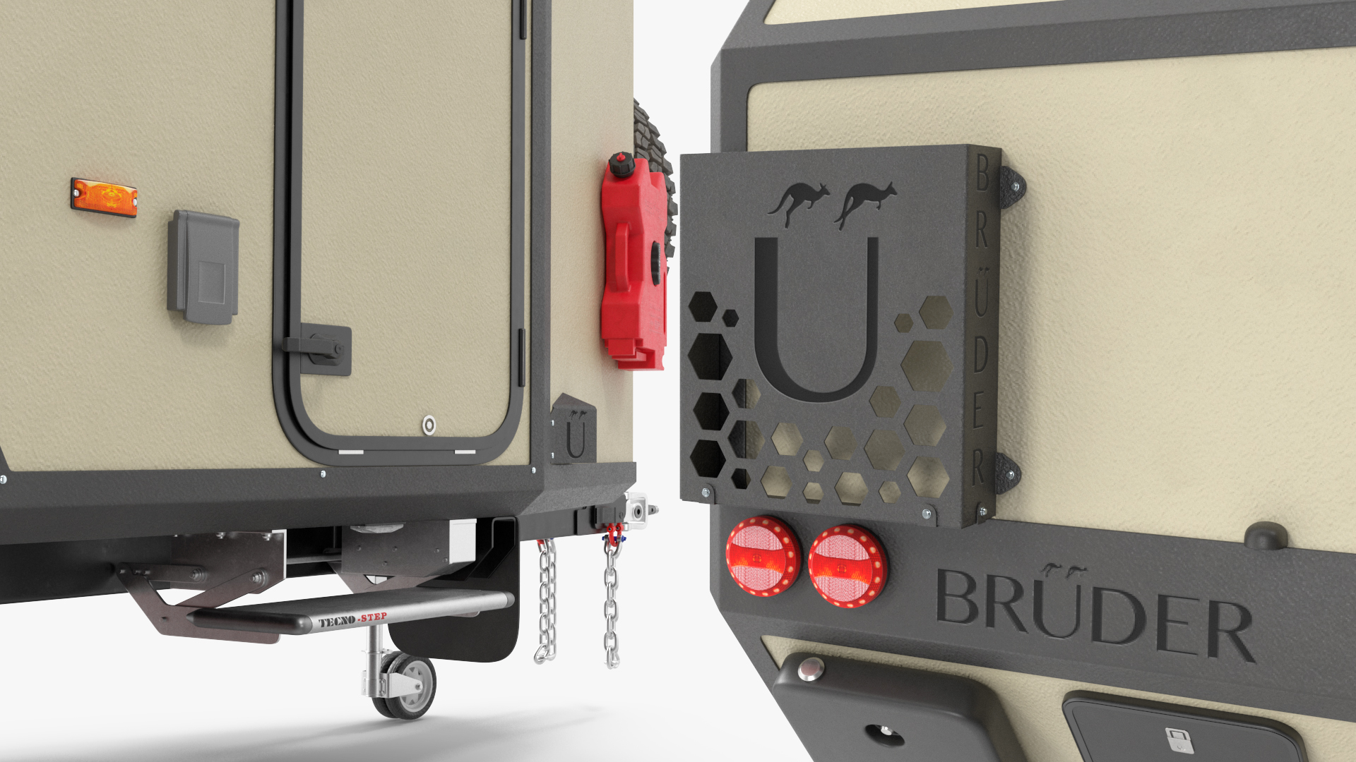 3D Off Road Mobile Home Bruder EXP 8 model