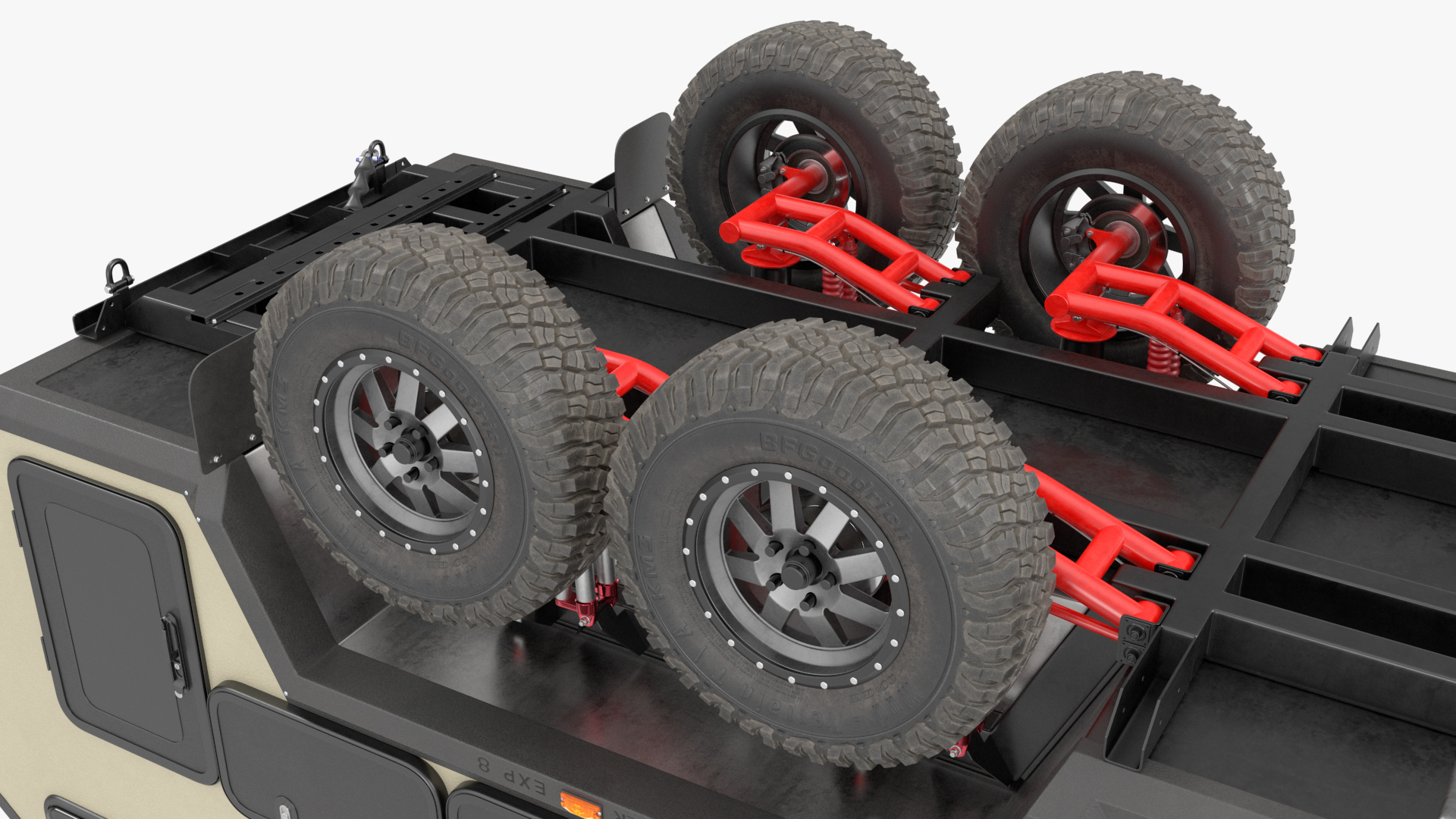 3D Off Road Mobile Home Bruder EXP 8 model
