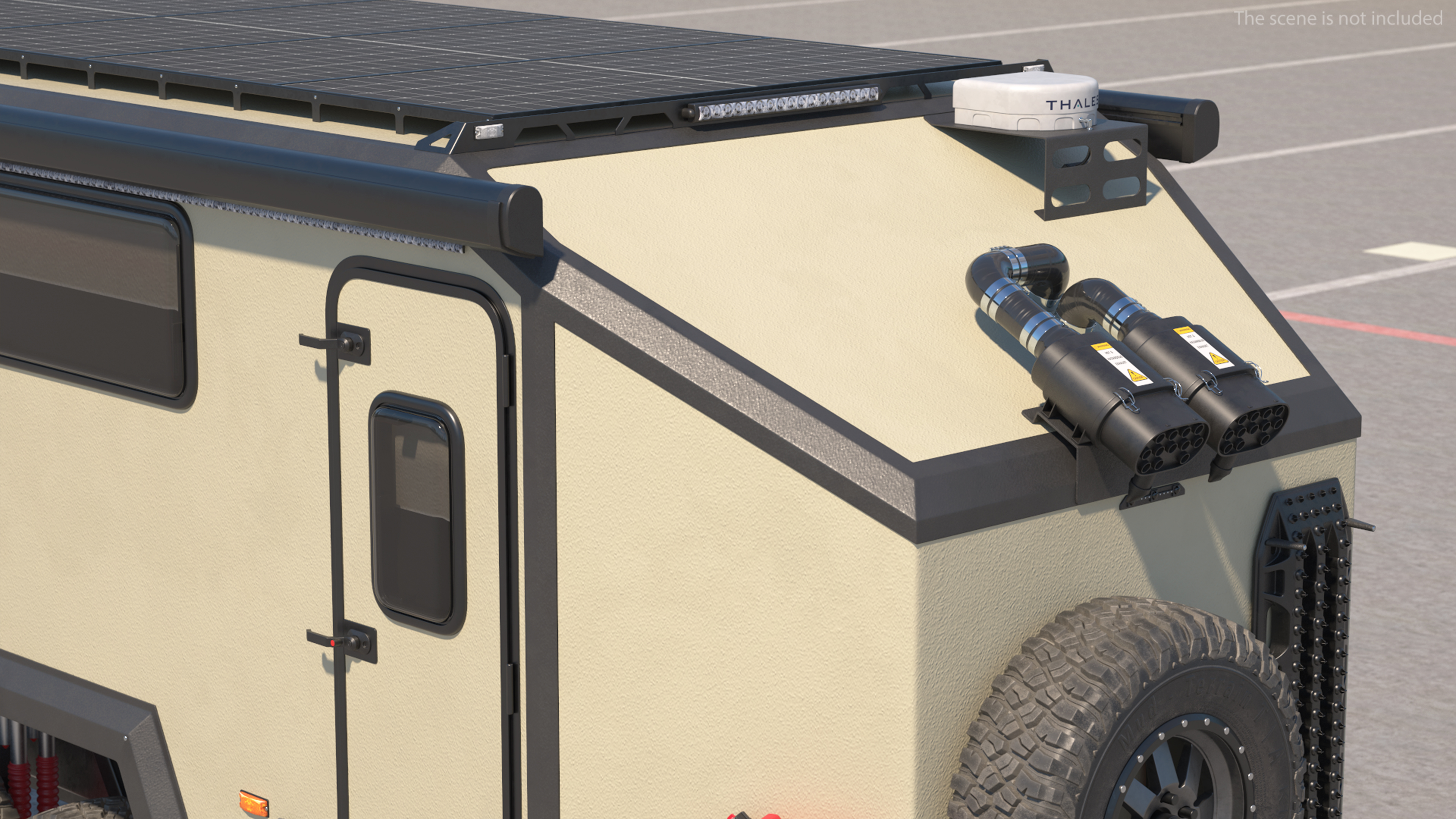 3D Off Road Mobile Home Bruder EXP 8 model