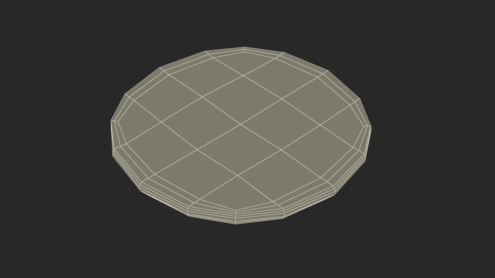 Slice Uncooked Smoked Sausage 3D model