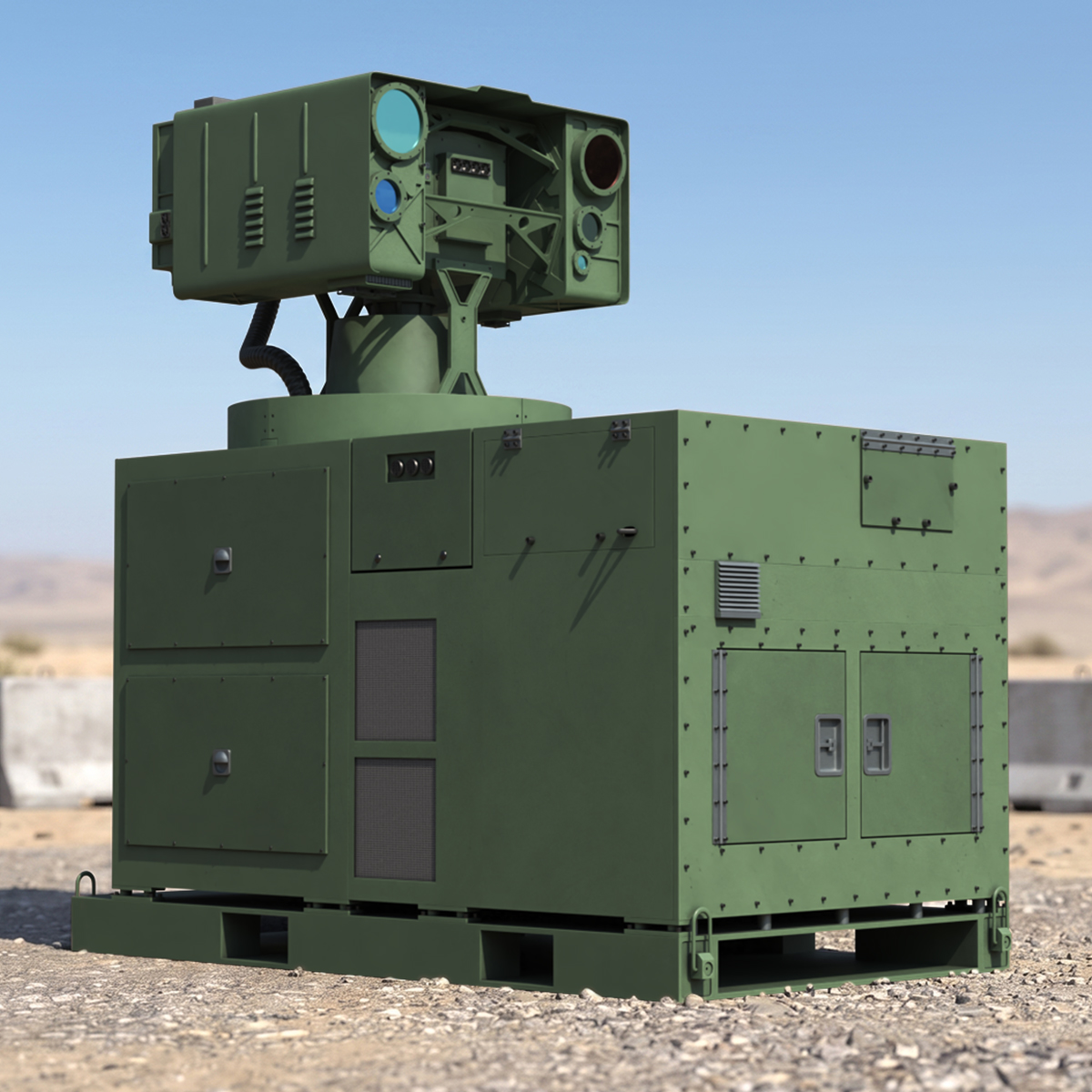 Counter Drone Stationary Laser Weapon