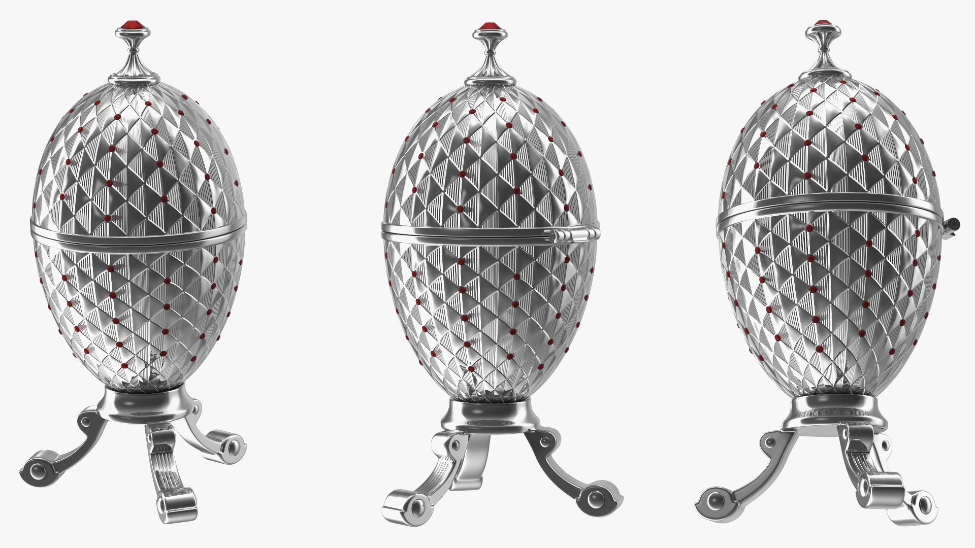 3D Faberge Eggs Set