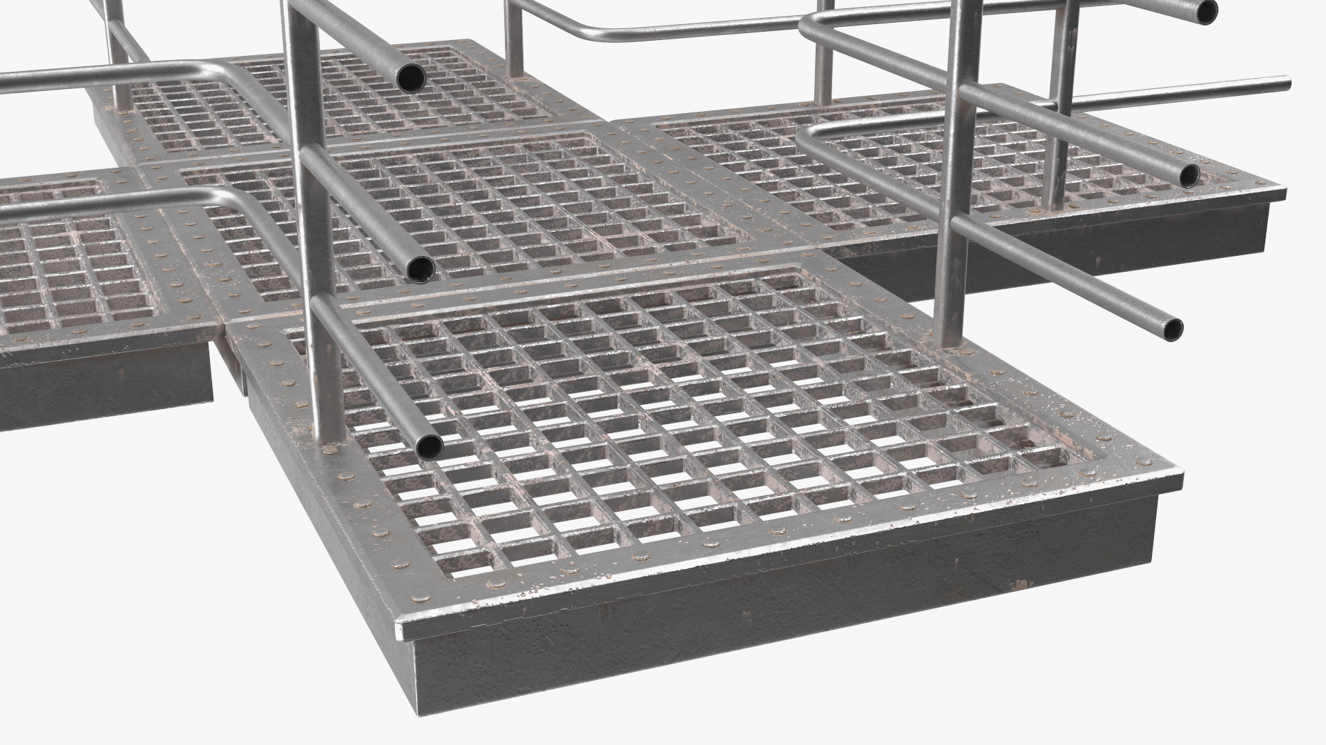 3D Mezzanine Catwalk Crossroads model
