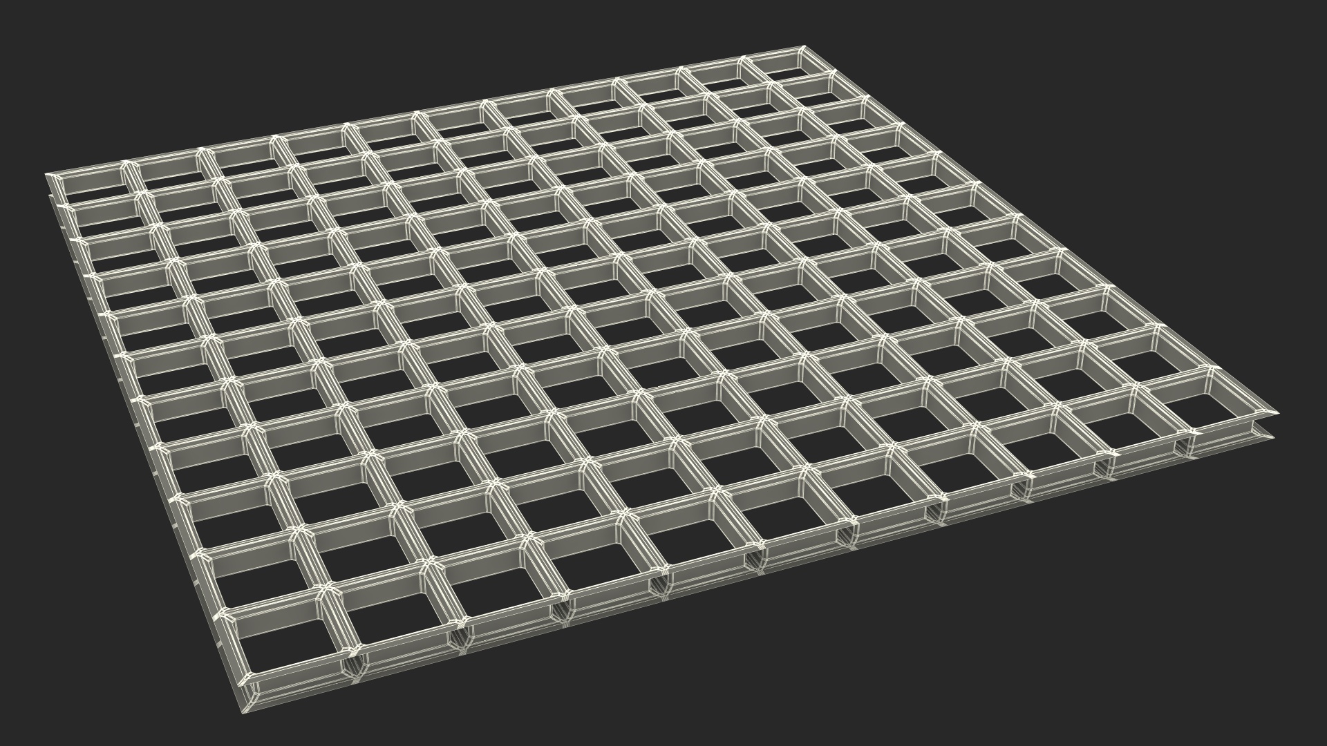 3D Mezzanine Catwalk Crossroads model