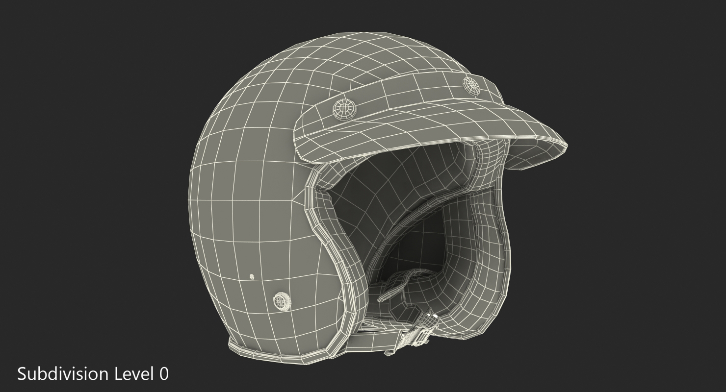 3D TORC Motorcycle Helmet Rebel Star model