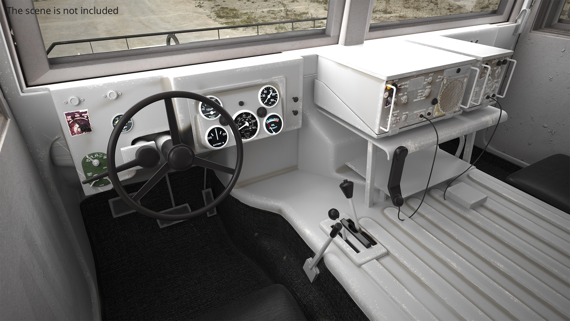 Hummer UN Gun Truck Rigged, view 4