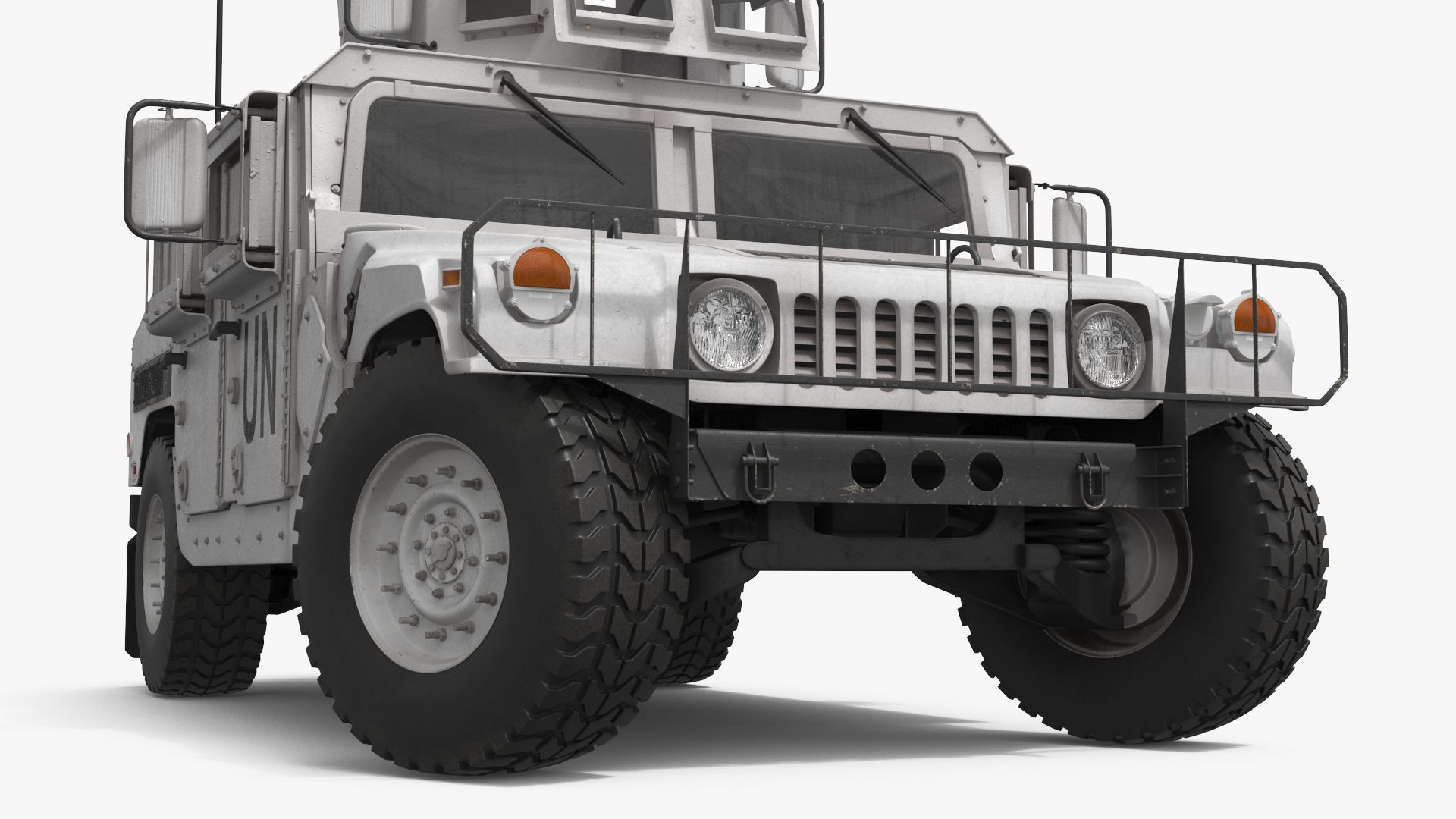 Hummer UN Gun Truck Rigged, view 9