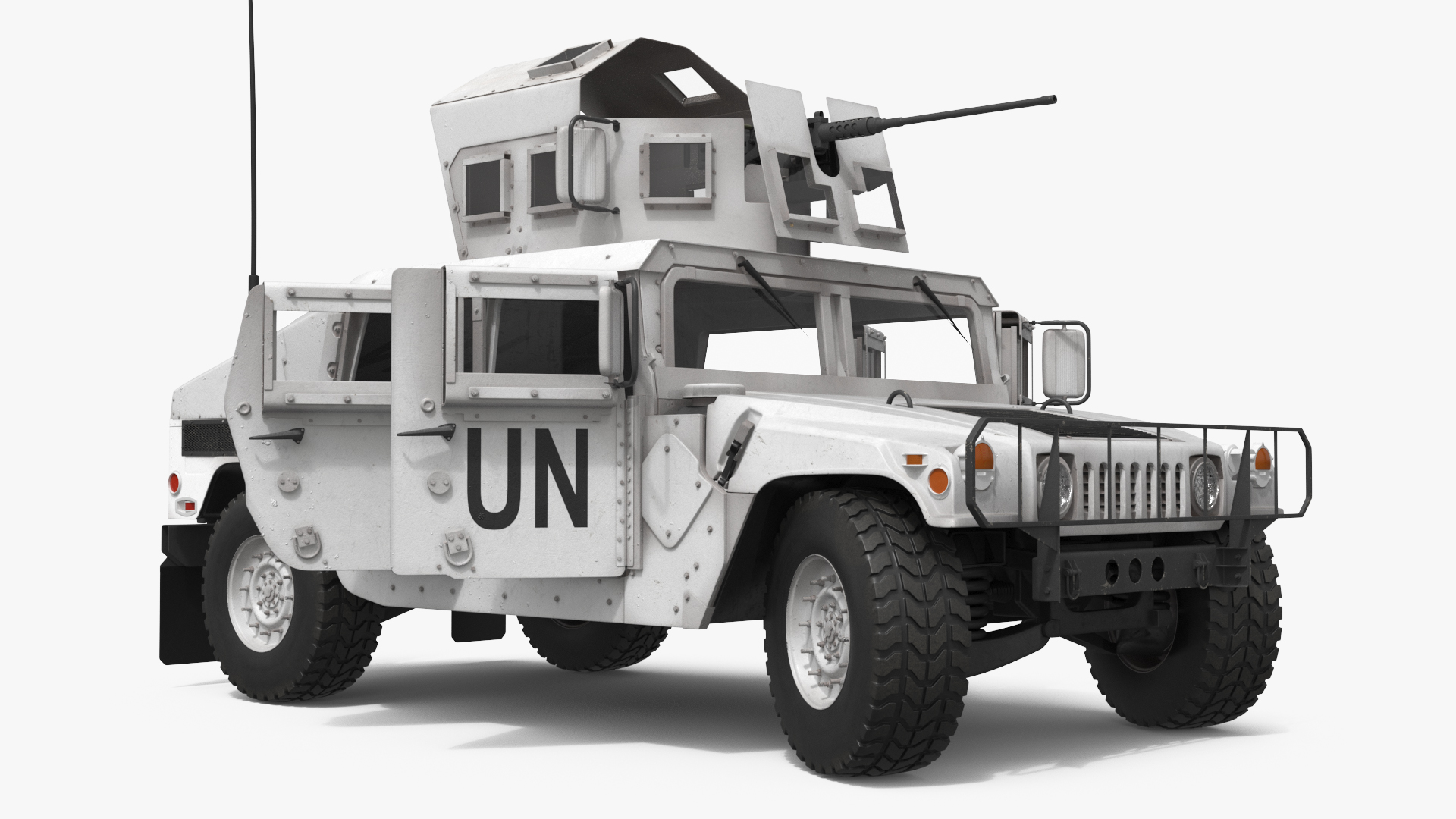 Hummer UN Gun Truck Rigged