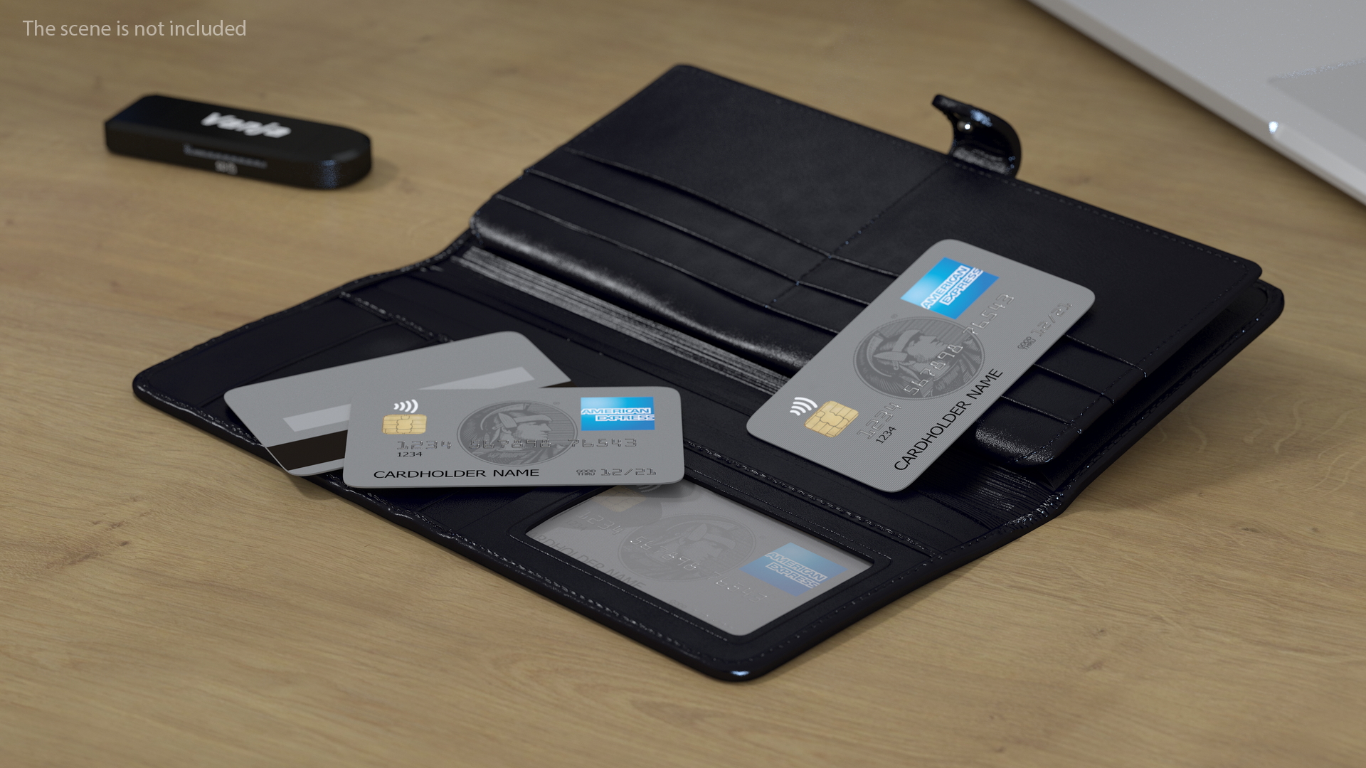 3D MasterCard Black Edition Credit Card