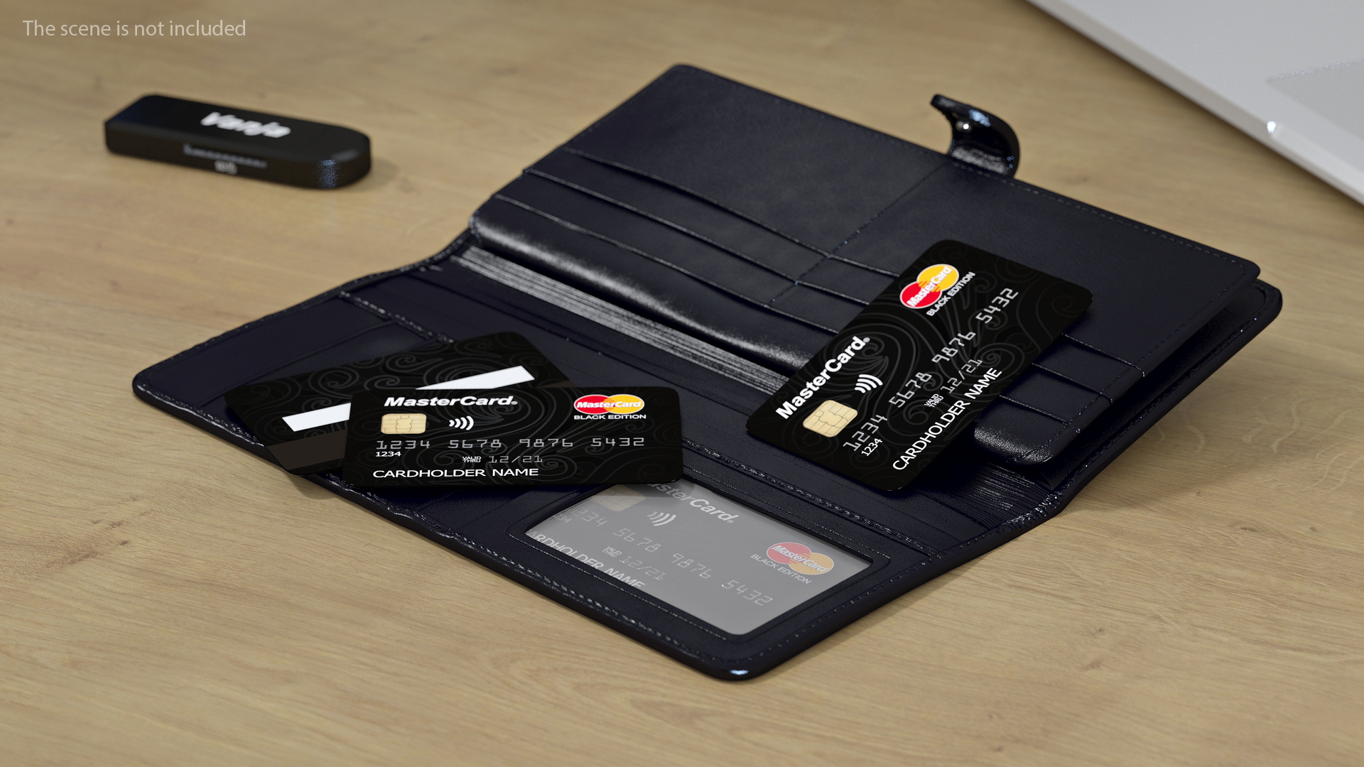 3D MasterCard Black Edition Credit Card