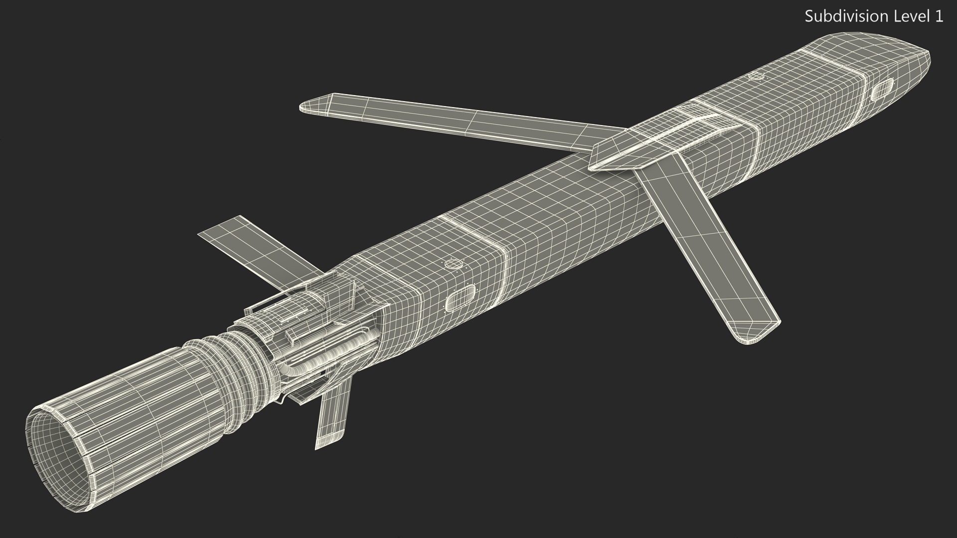 3D Nuclear Cruise Missile Burevestnik 9M730 SSC-X-9 Skyfall