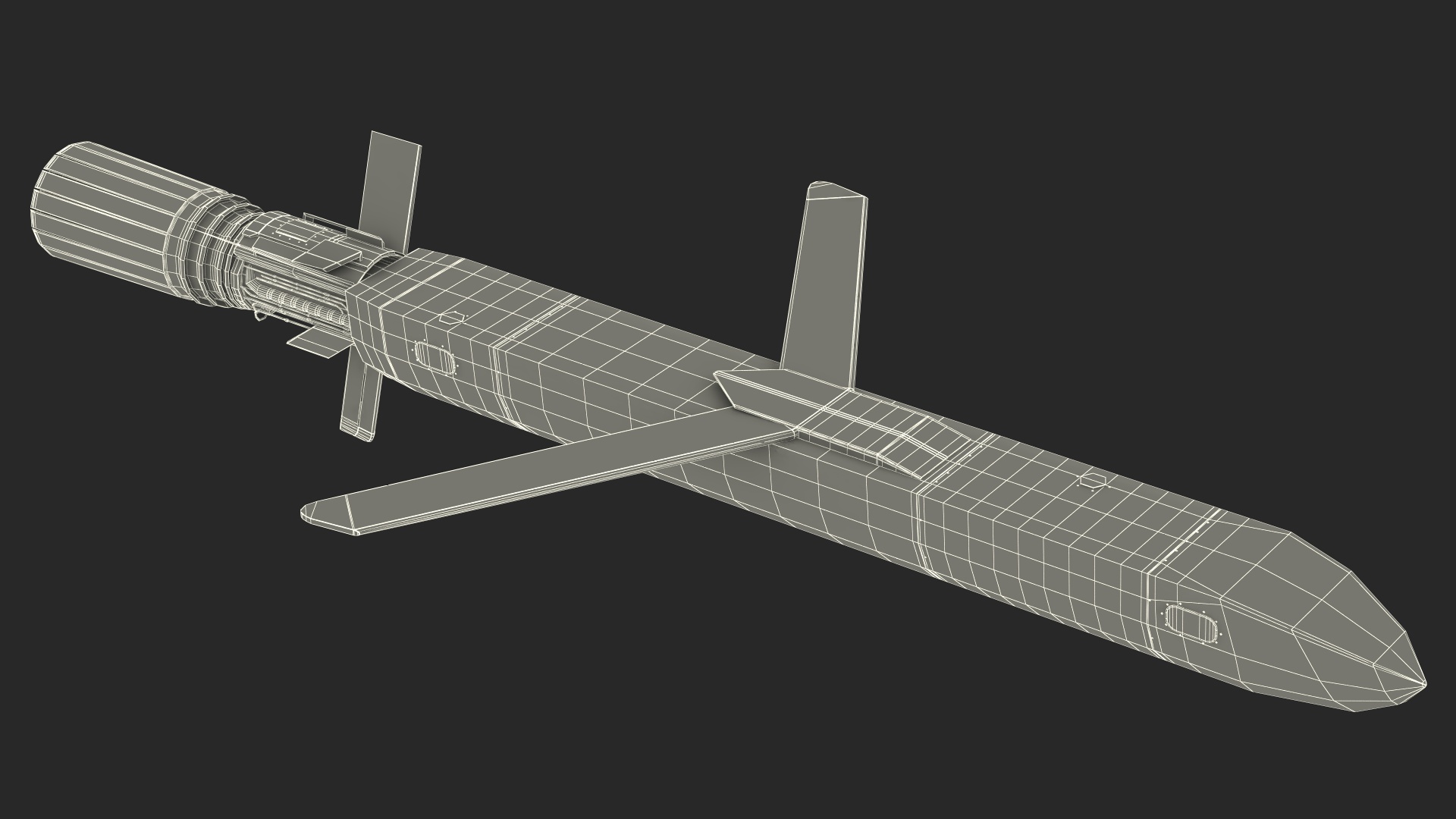 3D Nuclear Cruise Missile Burevestnik 9M730 SSC-X-9 Skyfall