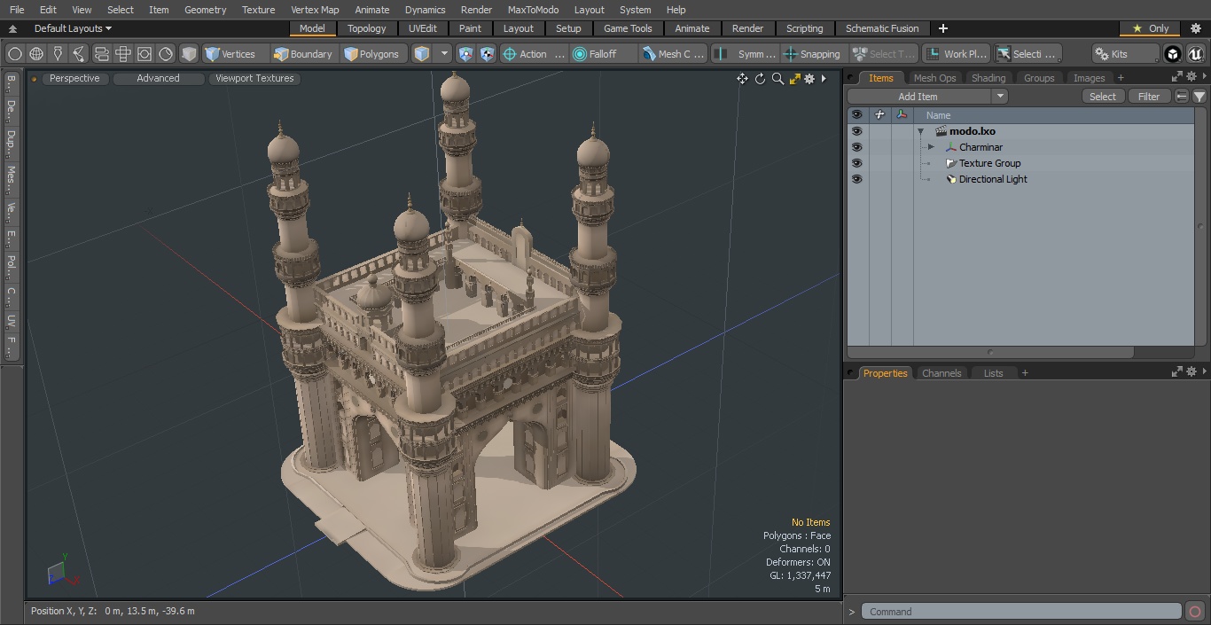 Charminar 3D model