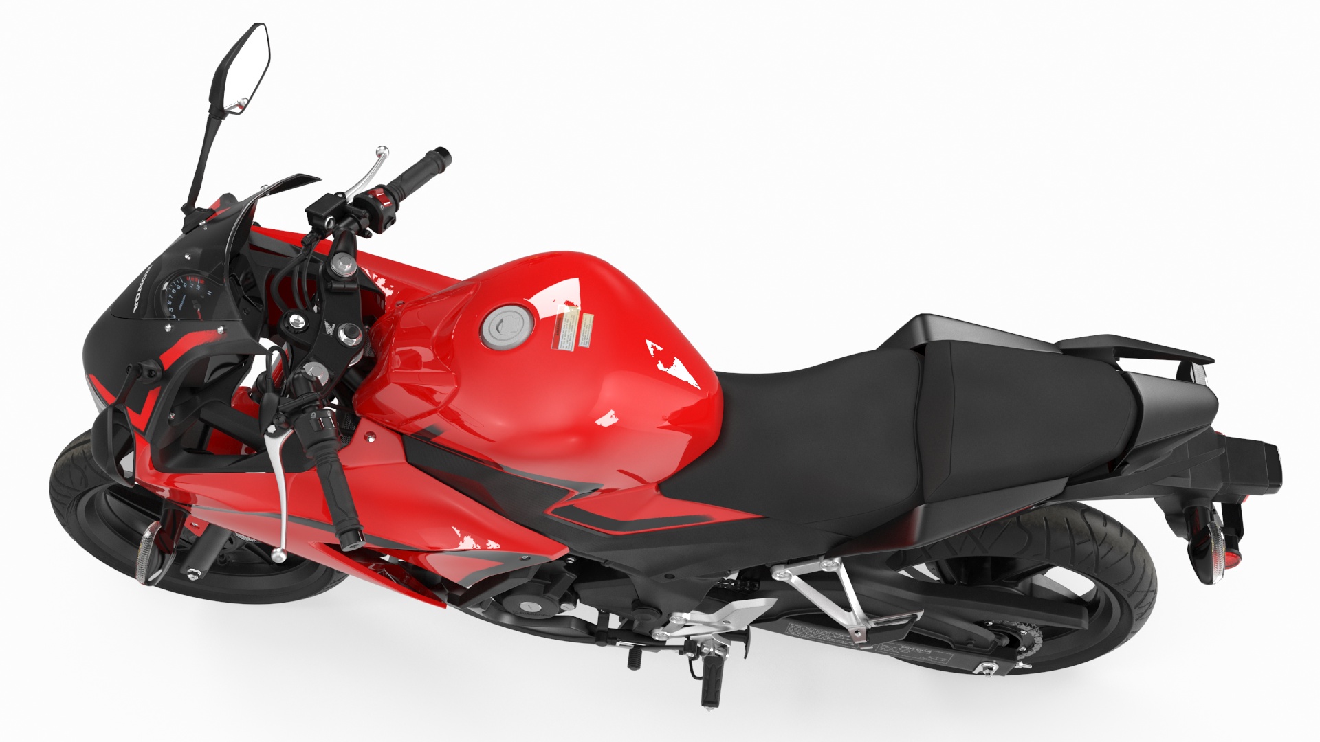 3D model Sport Motorcycle with Rider in Race Suit