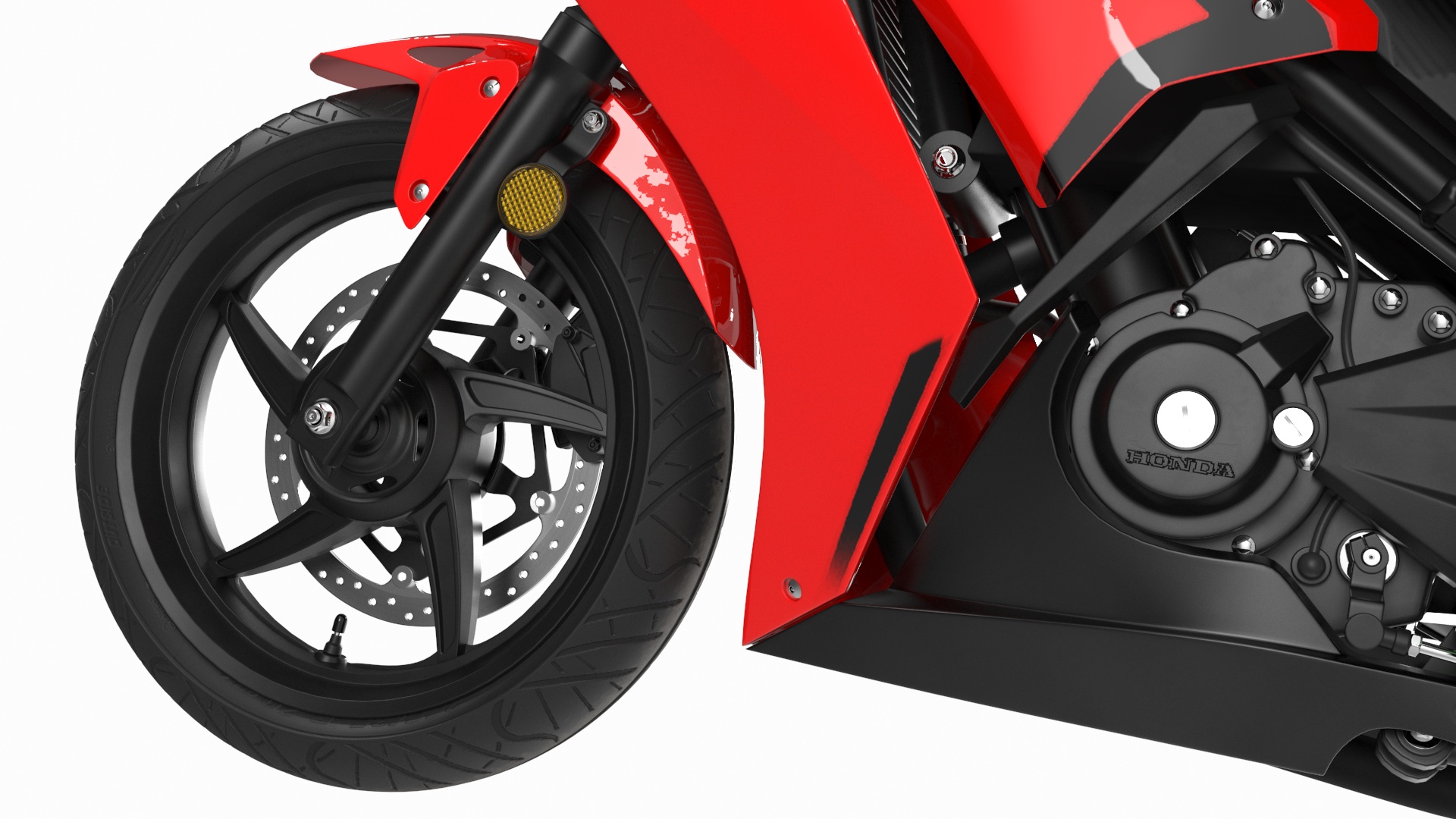 3D model Sport Motorcycle with Rider in Race Suit
