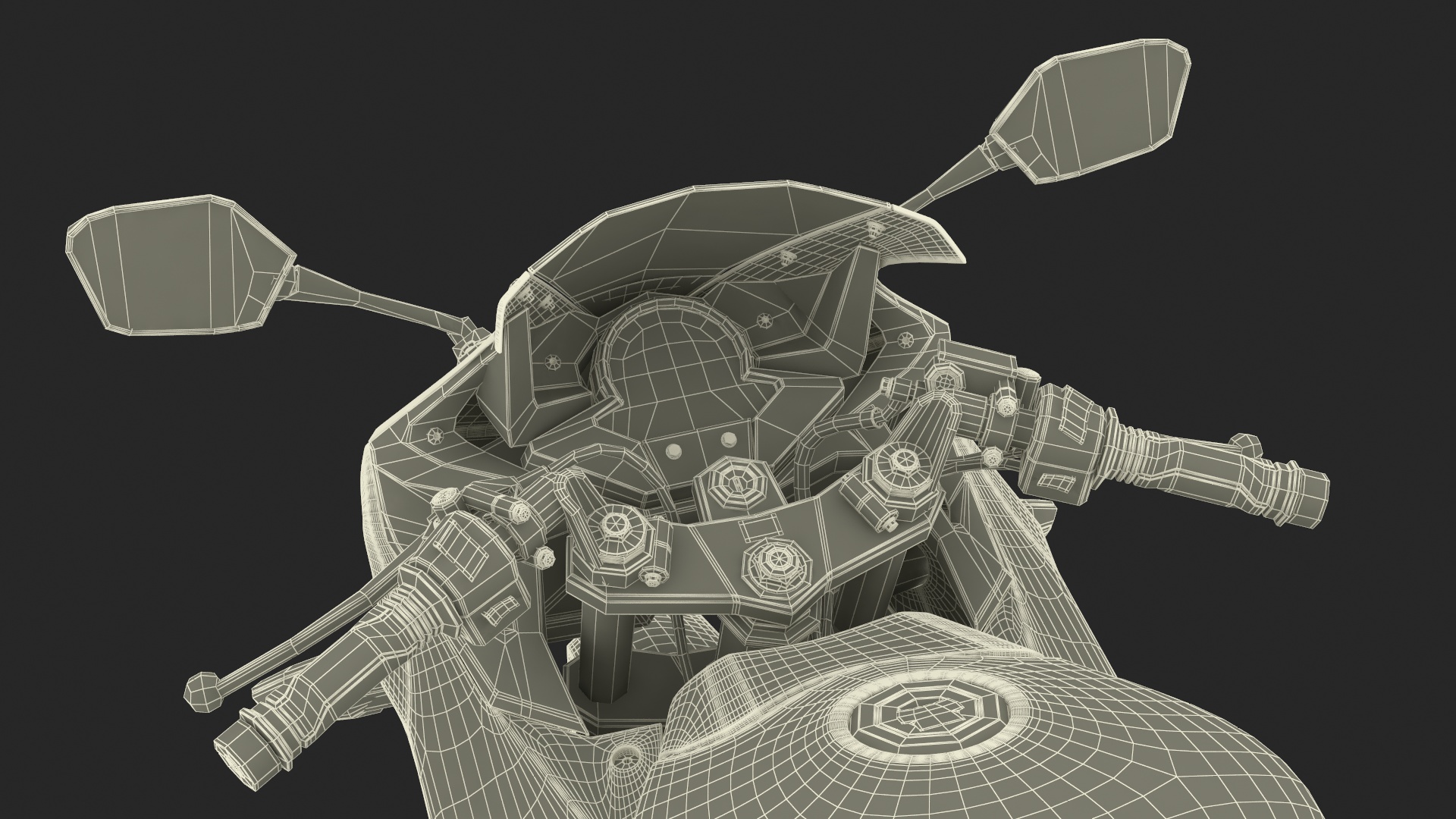 3D model Sport Motorcycle with Rider in Race Suit