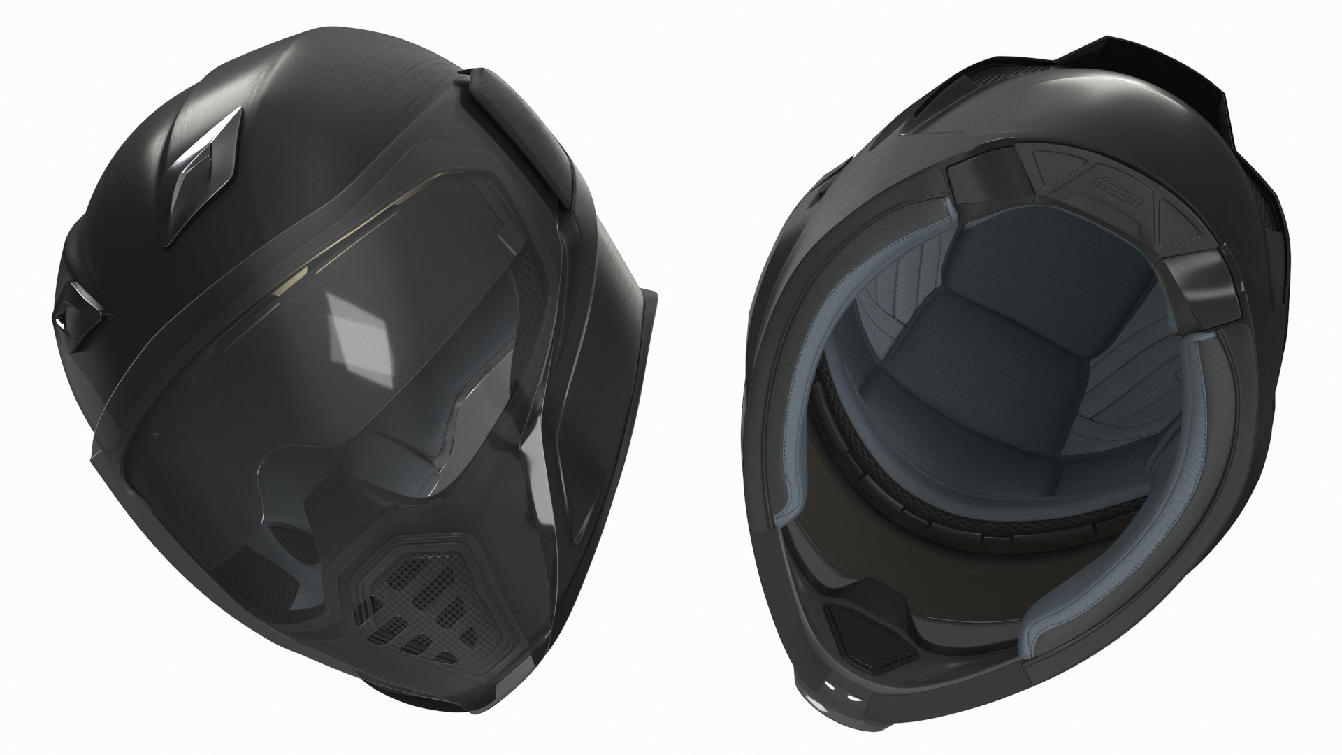 3D model Sport Motorcycle with Rider in Race Suit