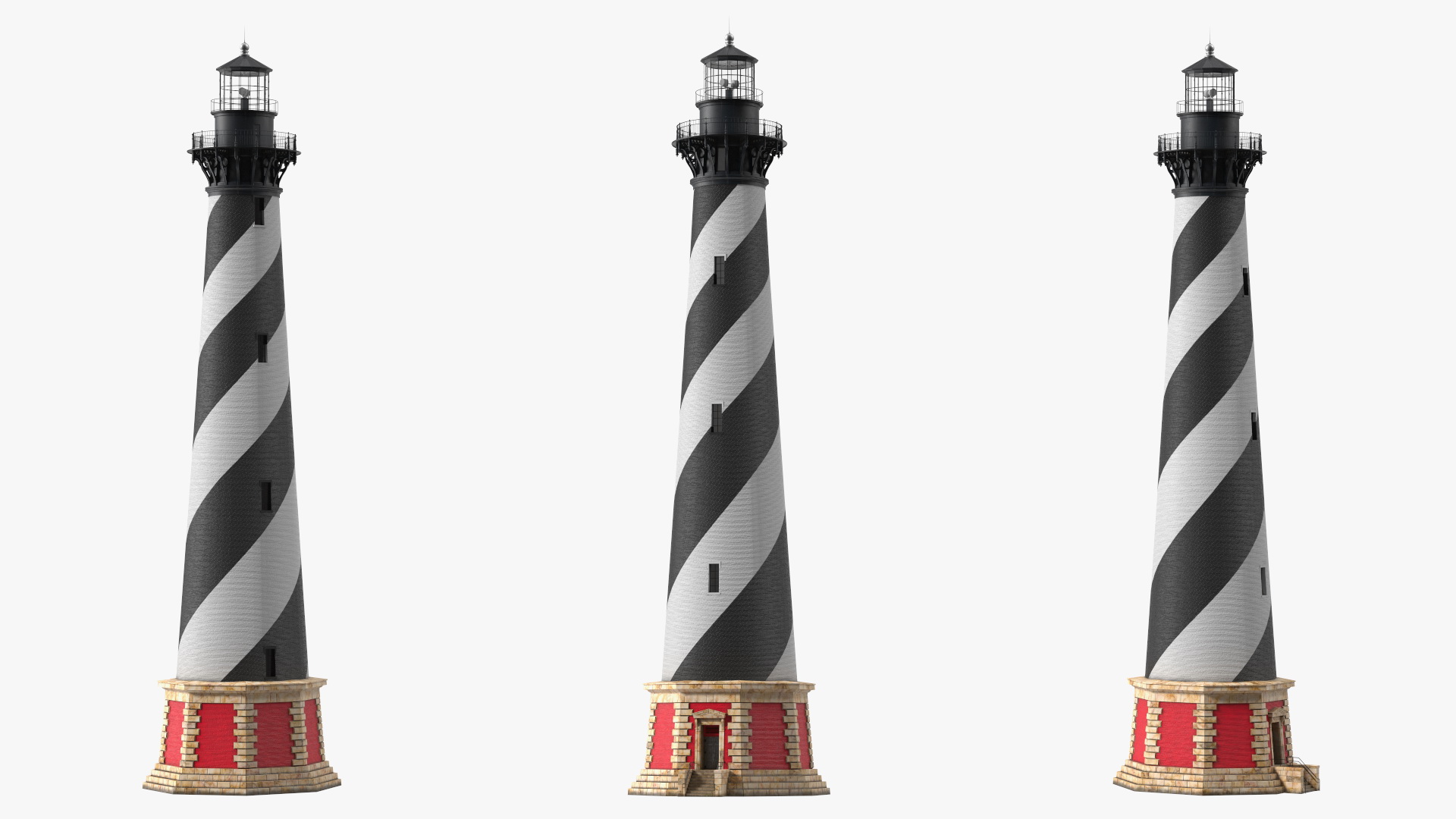 Cape Hatteras Lighthouse 3D model