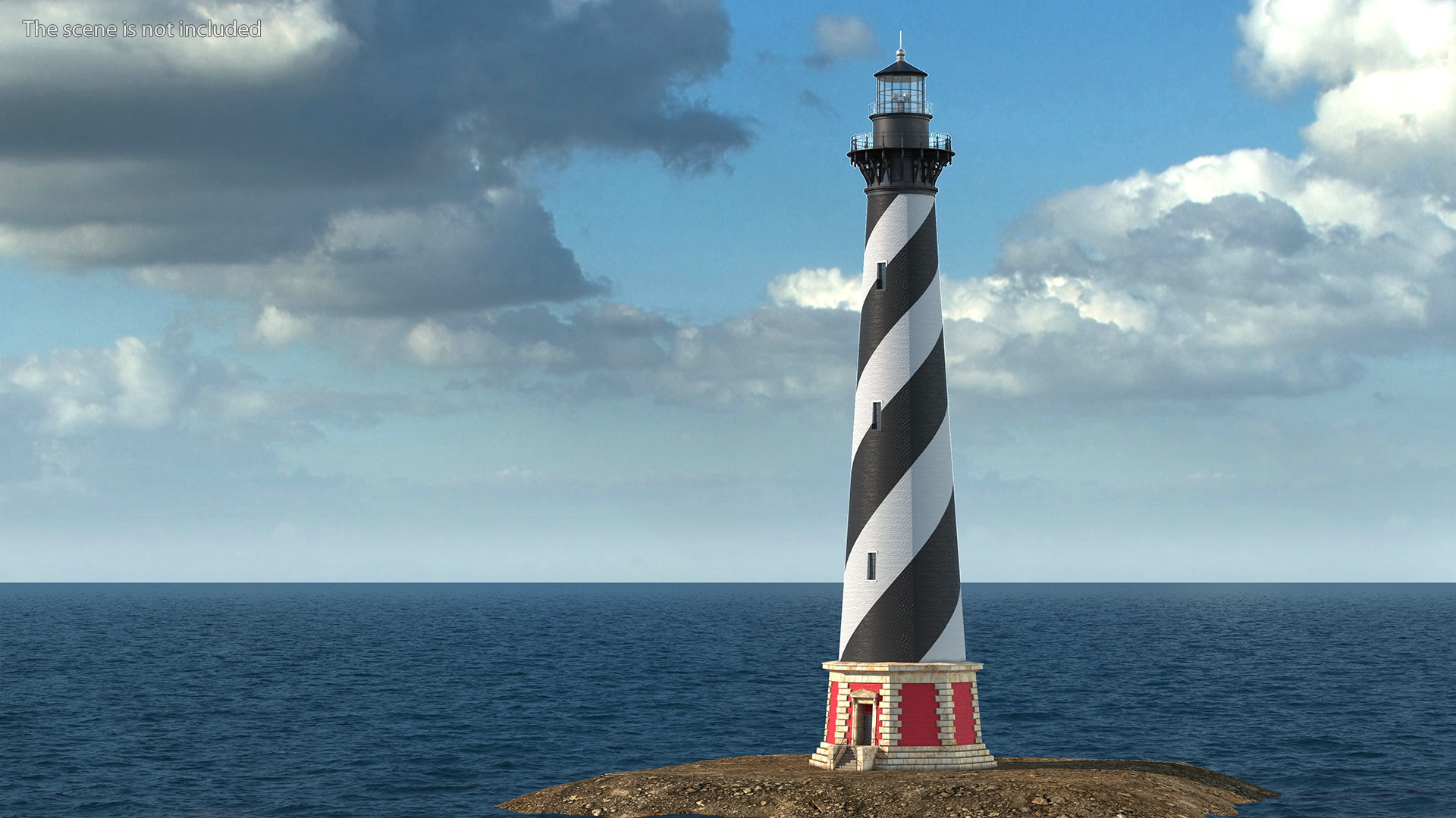 Cape Hatteras Lighthouse 3D model