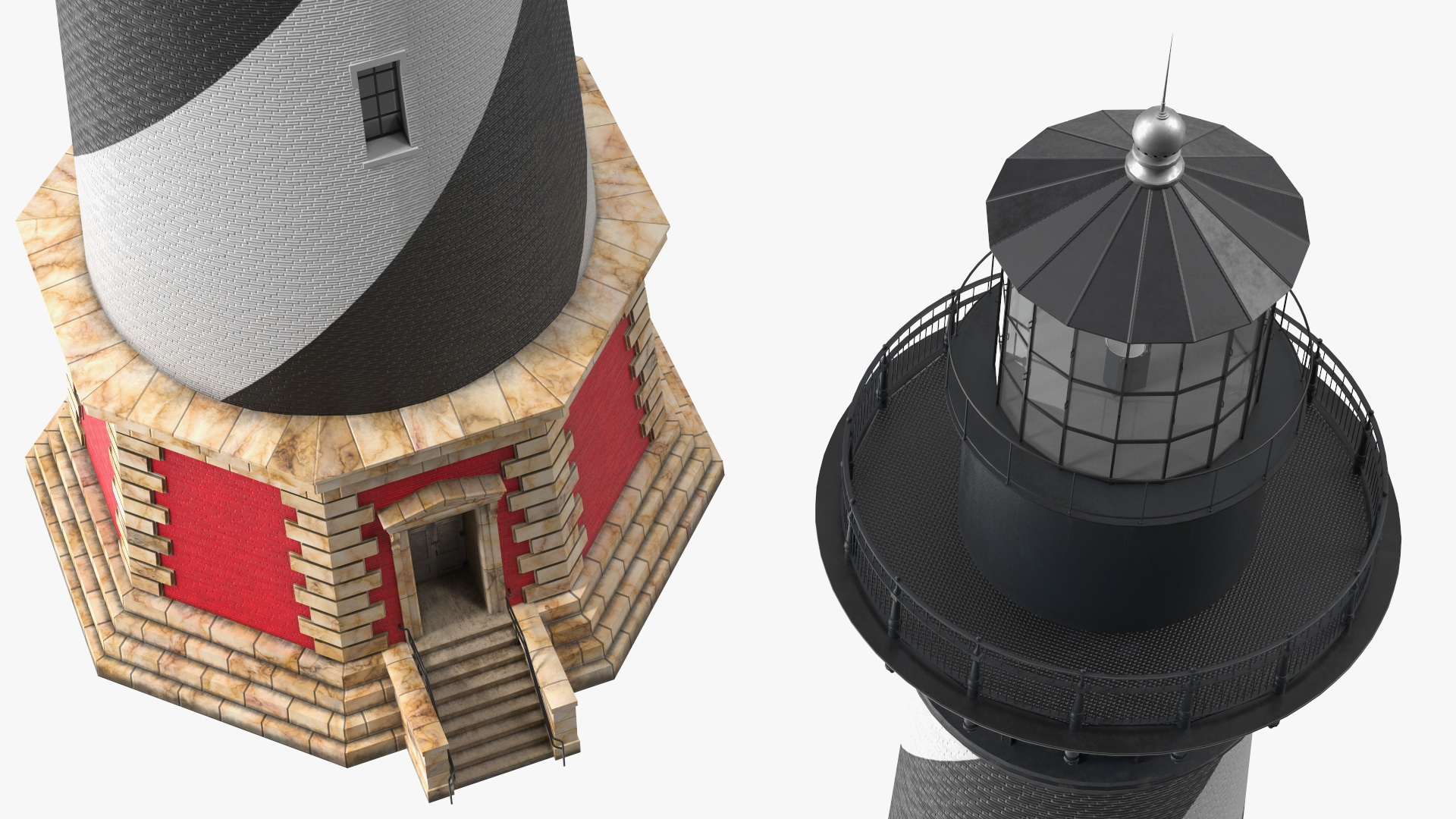 Cape Hatteras Lighthouse 3D model