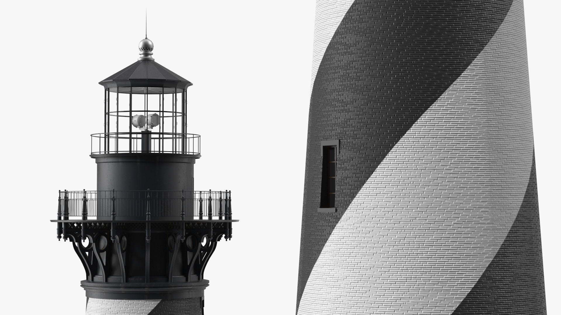 Cape Hatteras Lighthouse 3D model