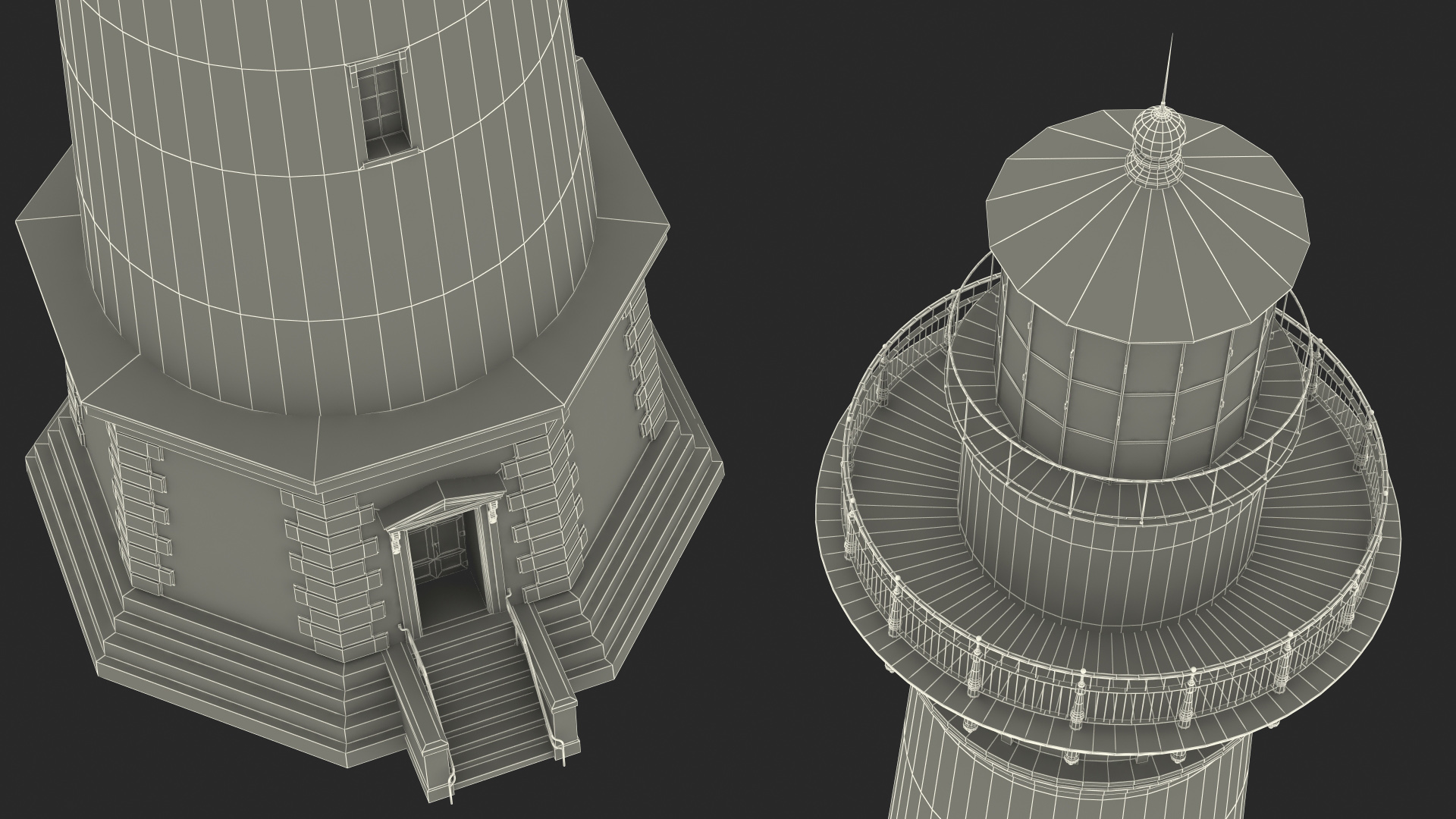 Cape Hatteras Lighthouse 3D model