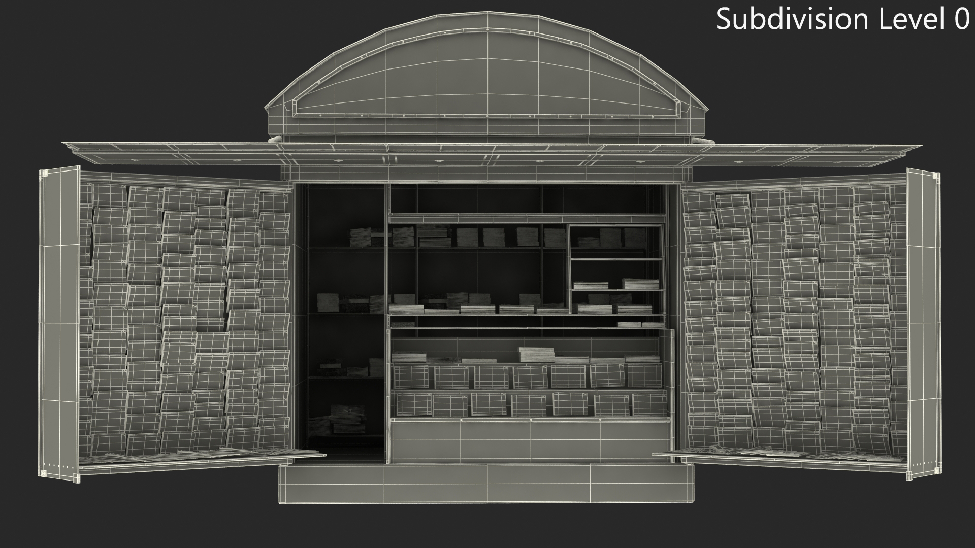 3D model Newspaper Stand