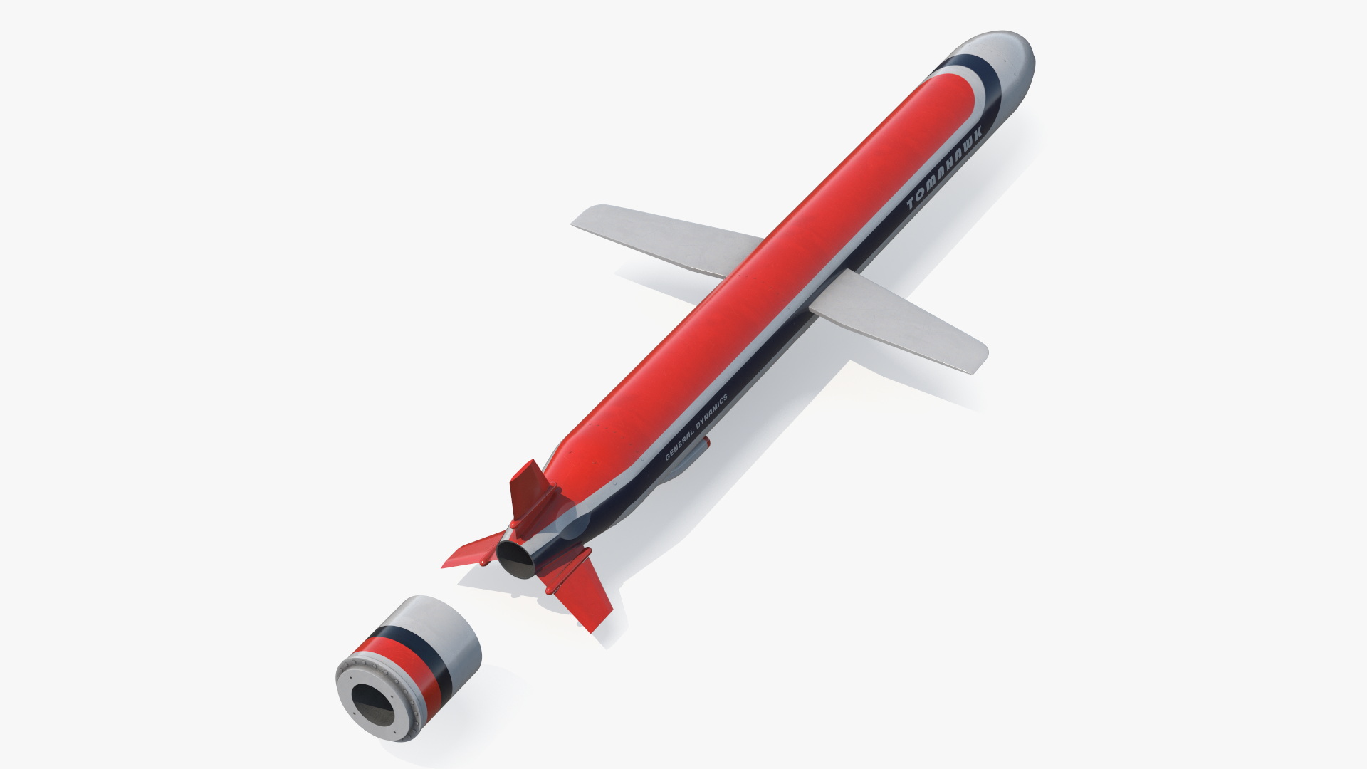 3D model General Dynamics Tomahawk Cruise Missile