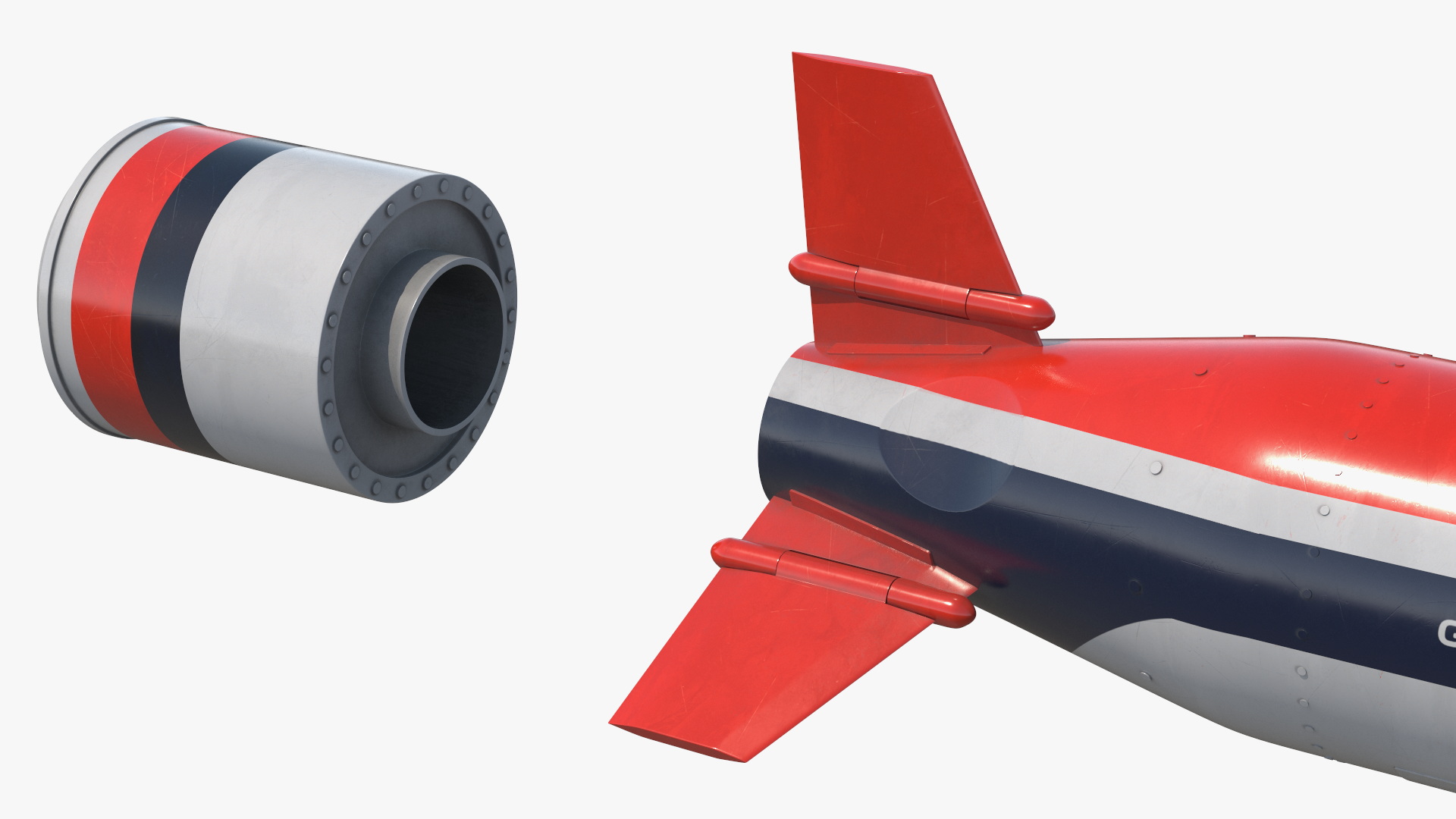 3D model General Dynamics Tomahawk Cruise Missile